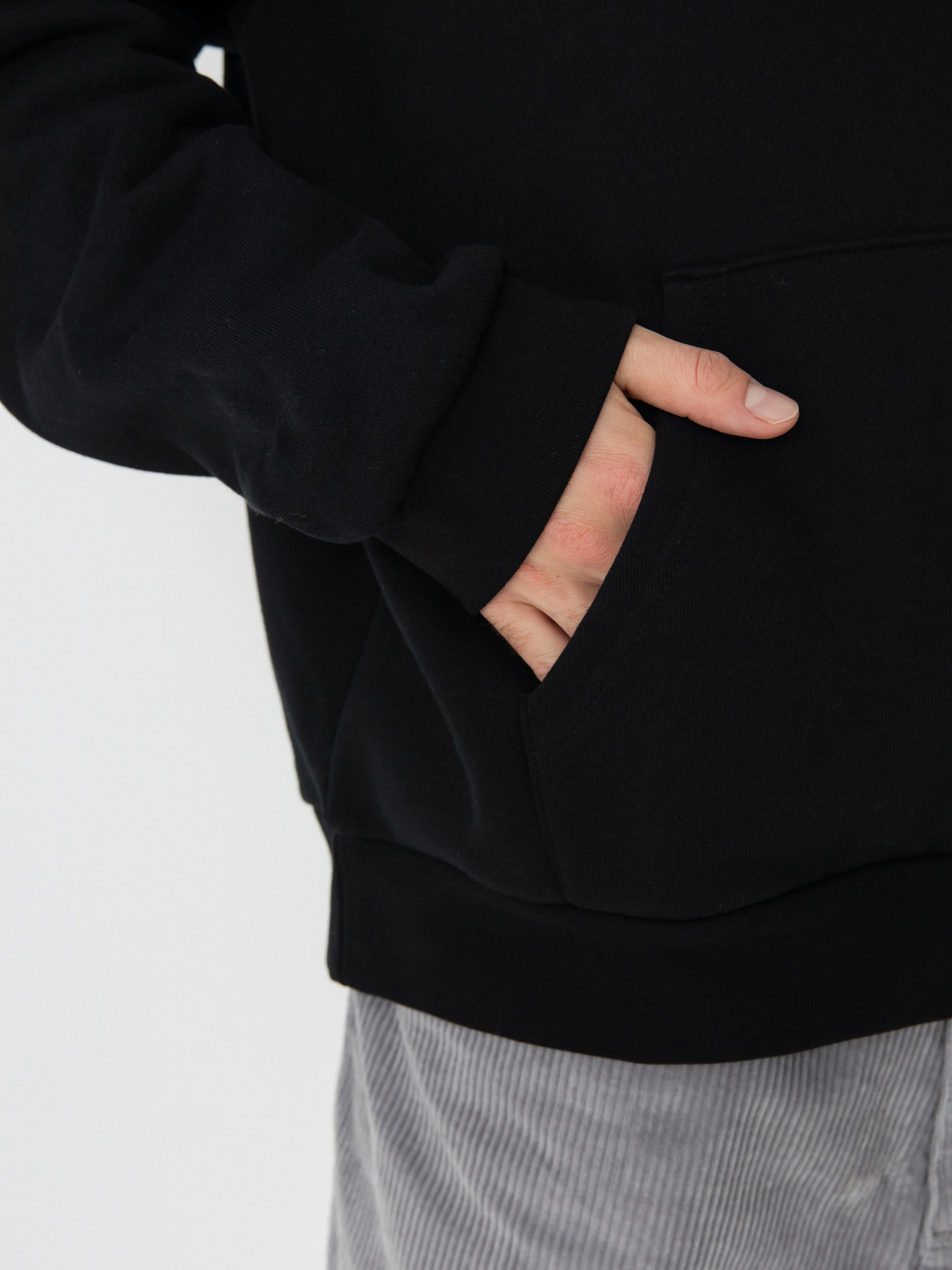 Mikina s kapucňou OBEY Services Extra Heavy HD (black)