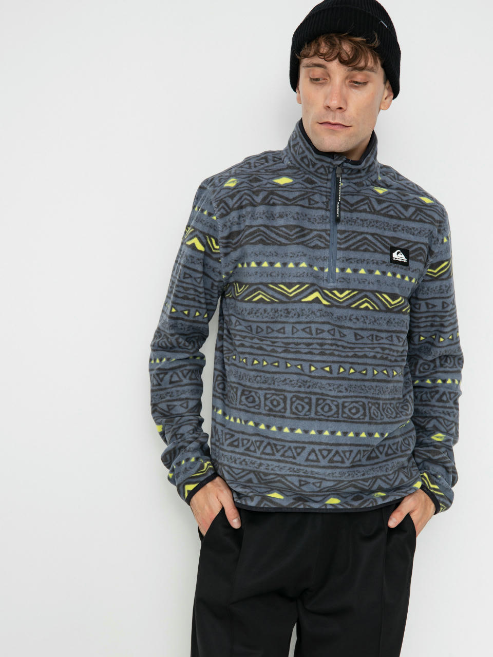 Pánsky Flísová mikina Quiksilver Aker (tribal heritage fs)