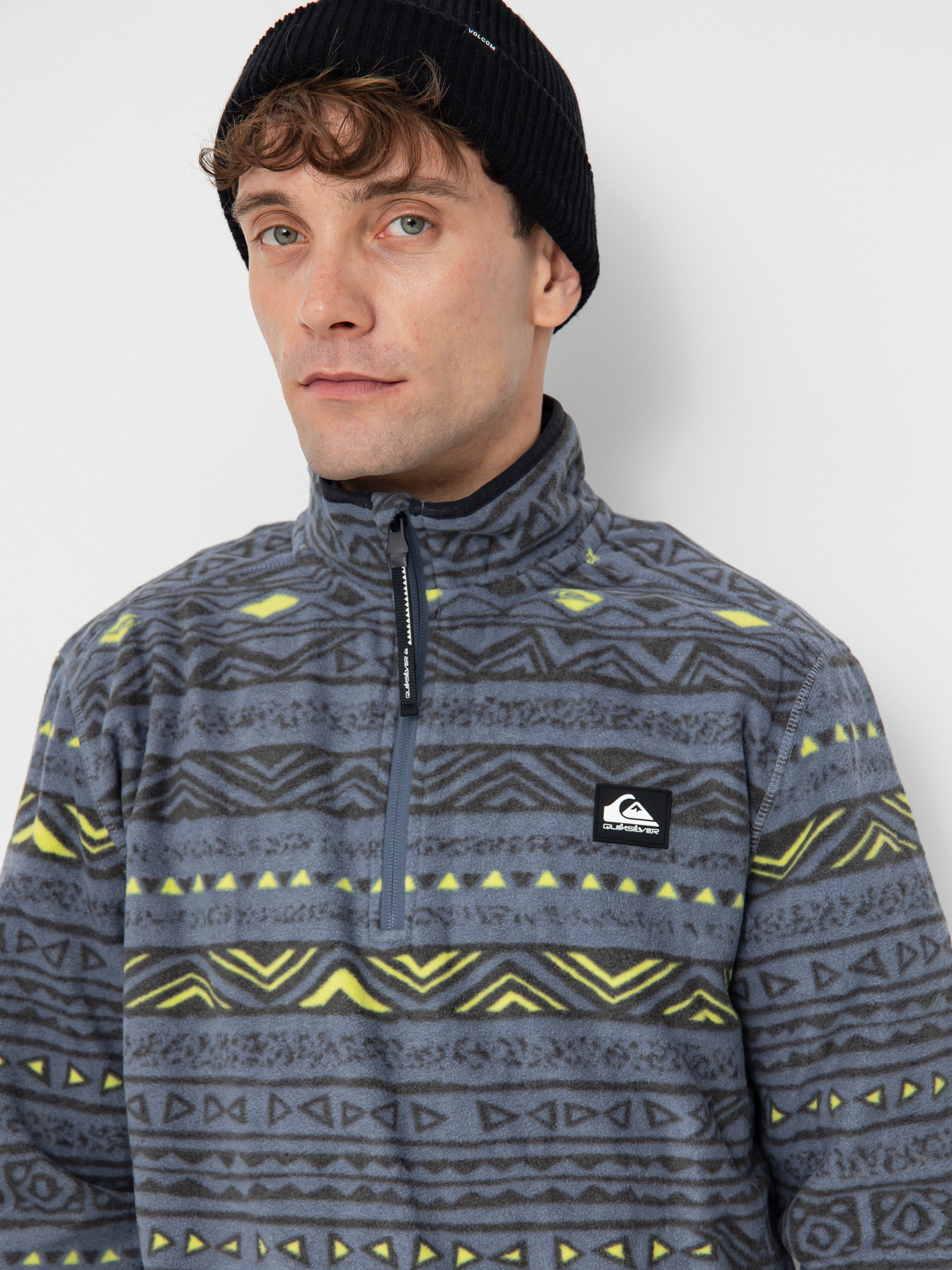Pánsky Flísová mikina Quiksilver Aker (tribal heritage fs)