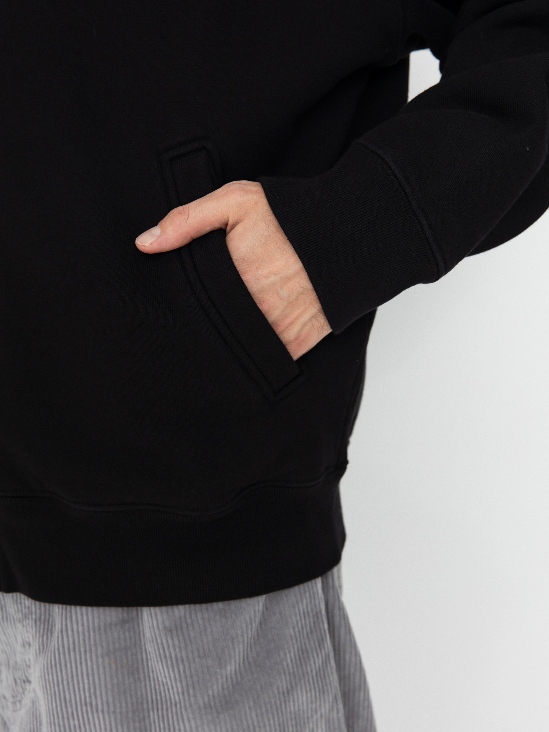 Mikina s kapucňou Polar Skate Ed ZHD (black)