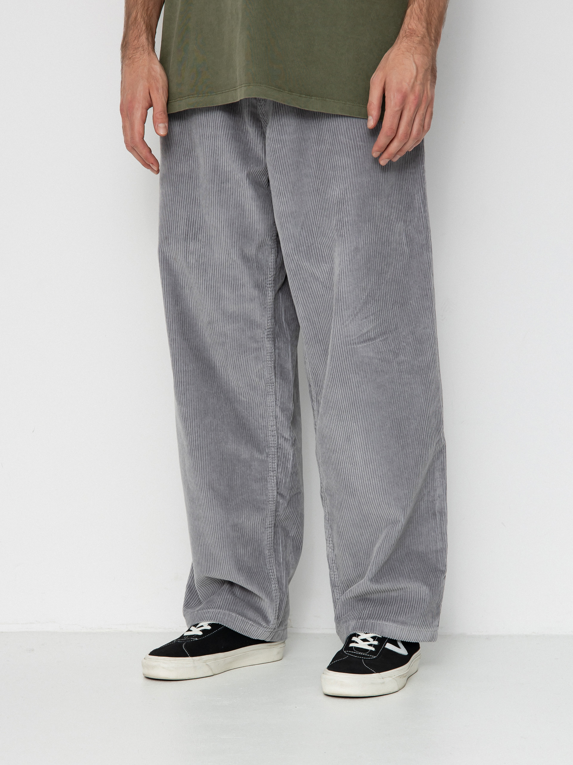 Nohavice Polar Skate Big Boy Cord (silver)