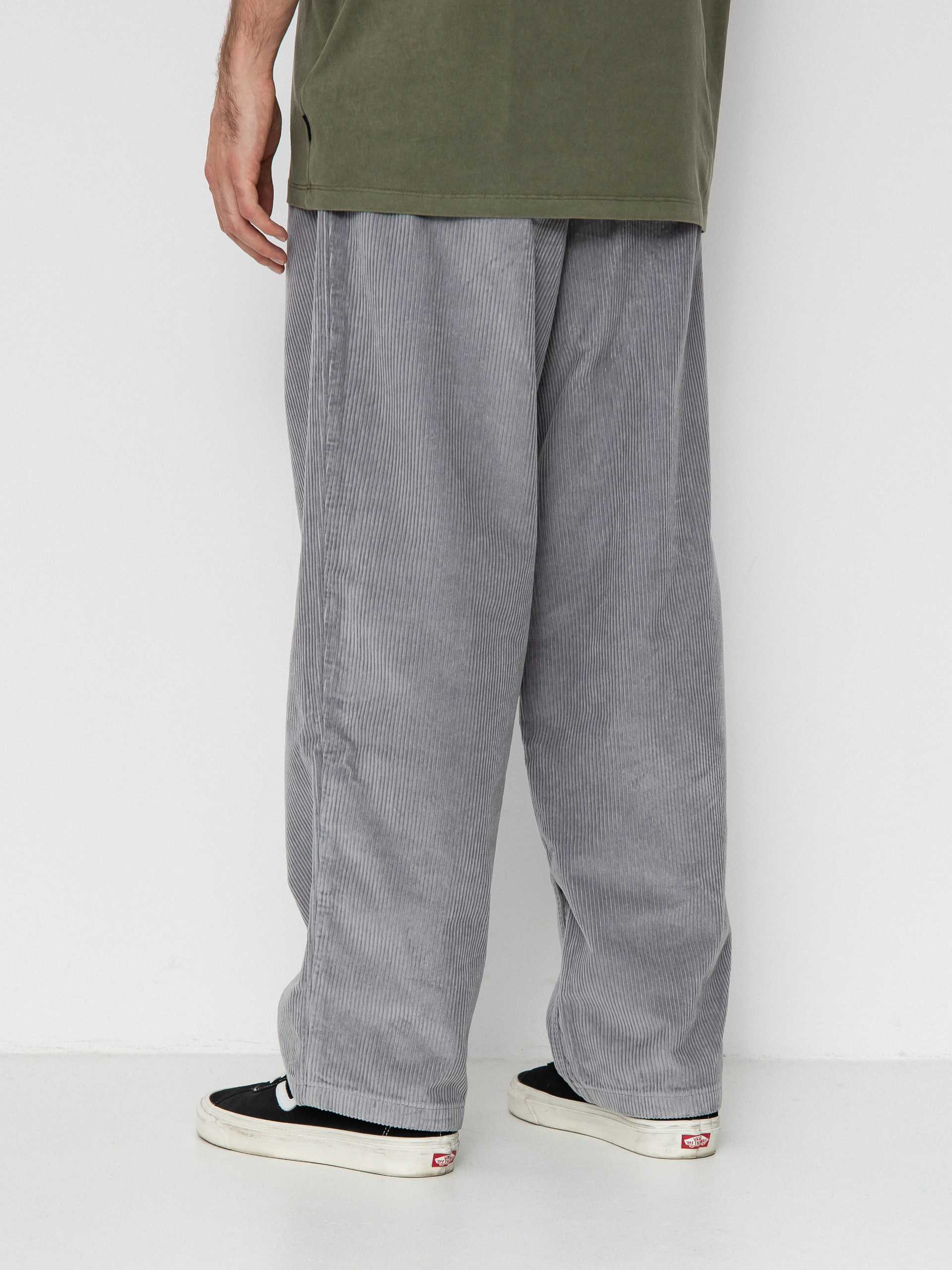 Nohavice Polar Skate Big Boy Cord (silver)