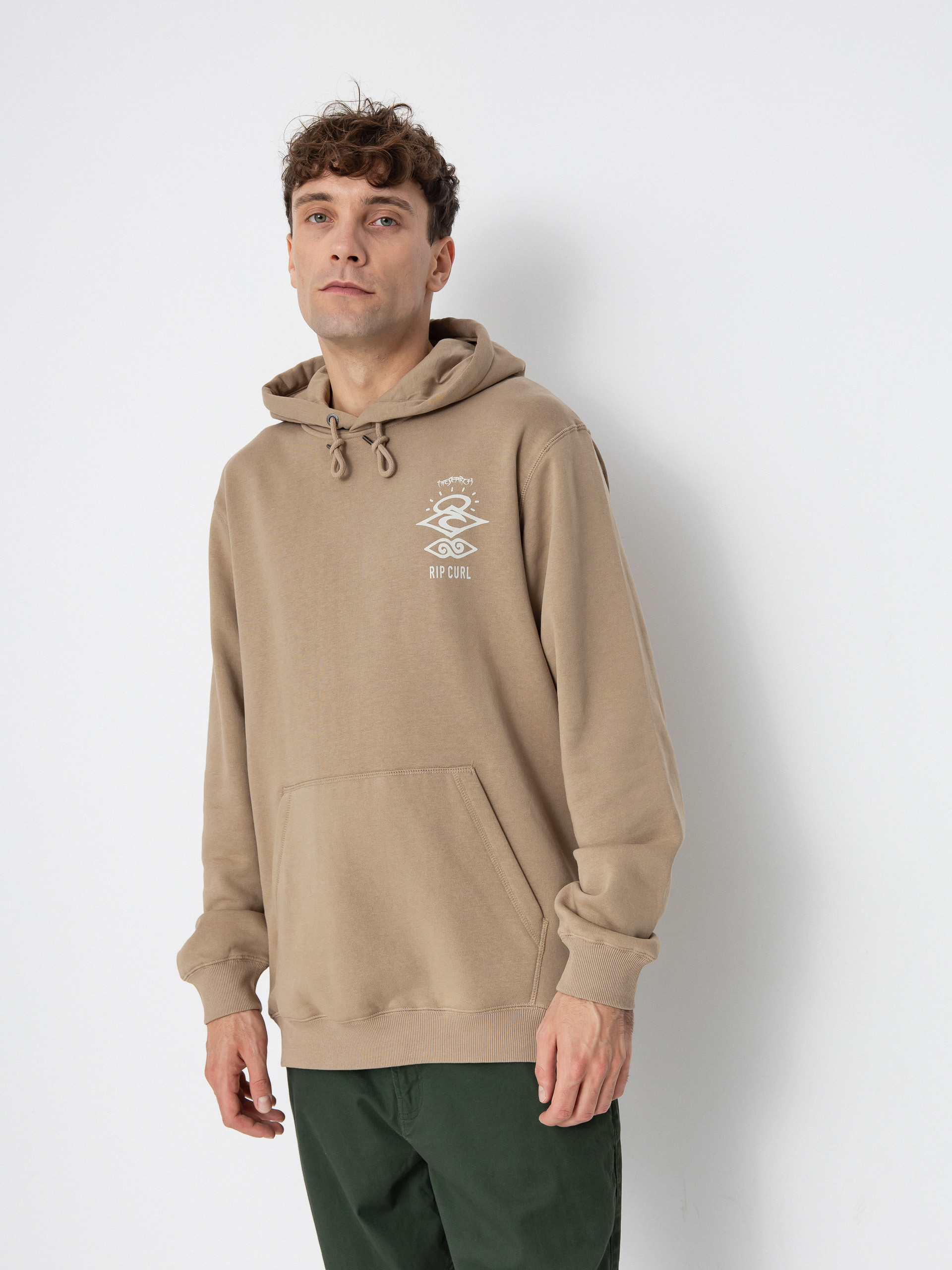 Mikina s kapucňou Rip Curl Search Icon HD (sand dune)