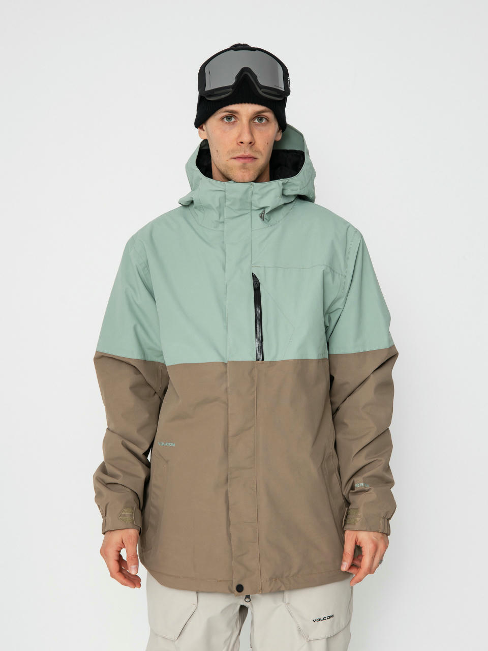 Pánska Snowboardová bunda Volcom L Ins Gore Tex (agave)