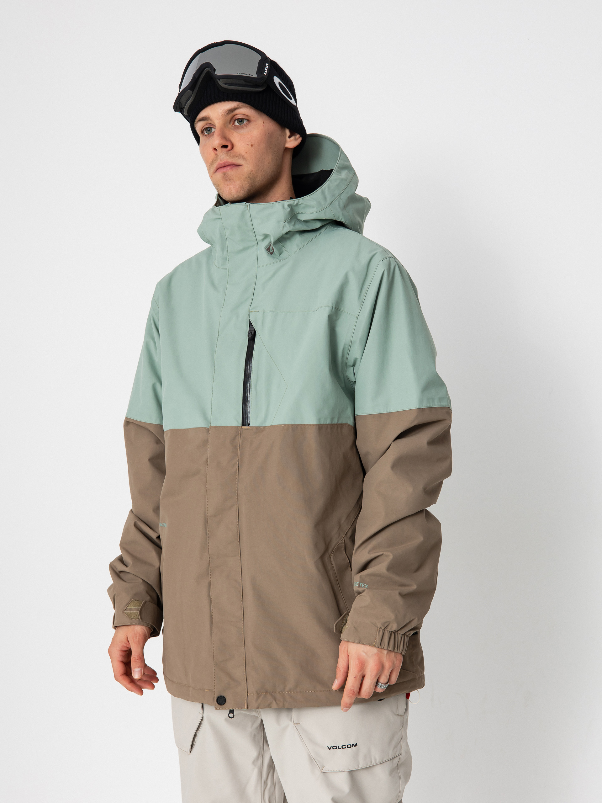 Pánska Snowboardová bunda Volcom L Ins Gore Tex (agave)
