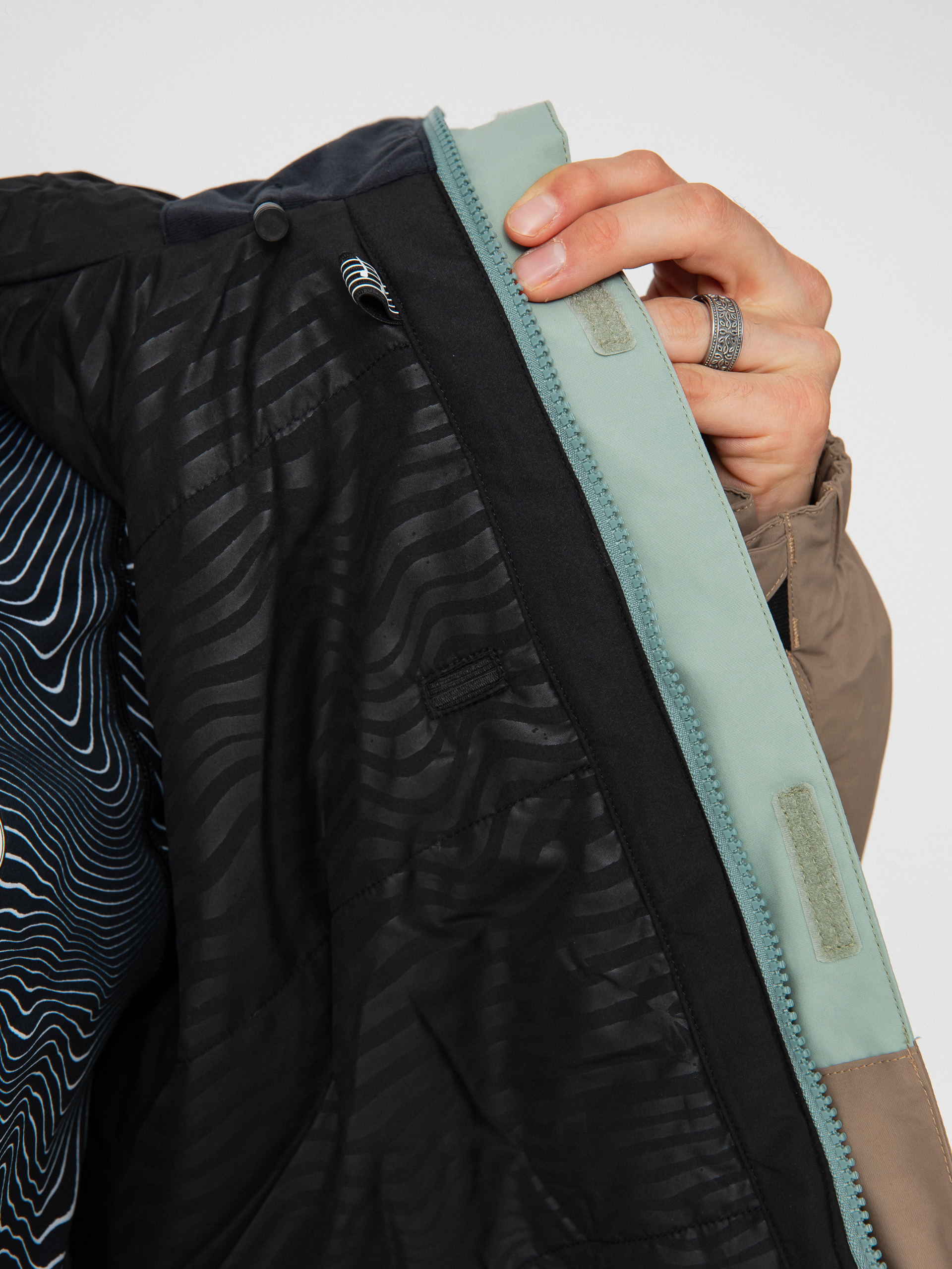 Pánska Snowboardová bunda Volcom L Ins Gore Tex (agave)