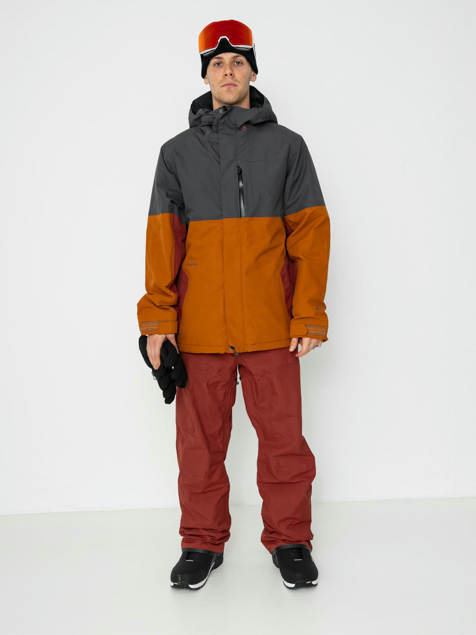 Pánska Snowboardová bunda Volcom L Ins Gore Tex (caramel)