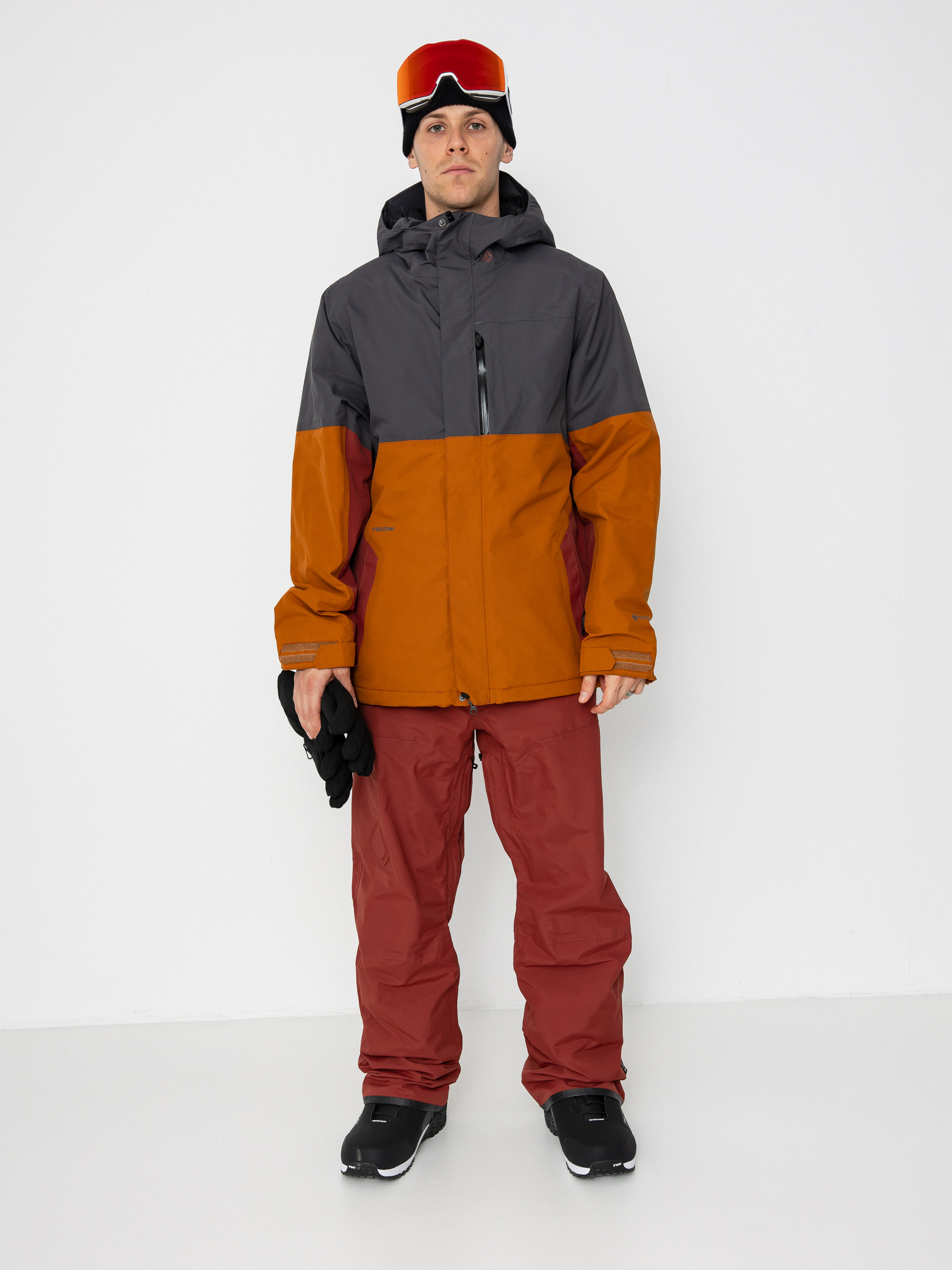 Snowboardová bunda Volcom L Ins Gore Tex (caramel)