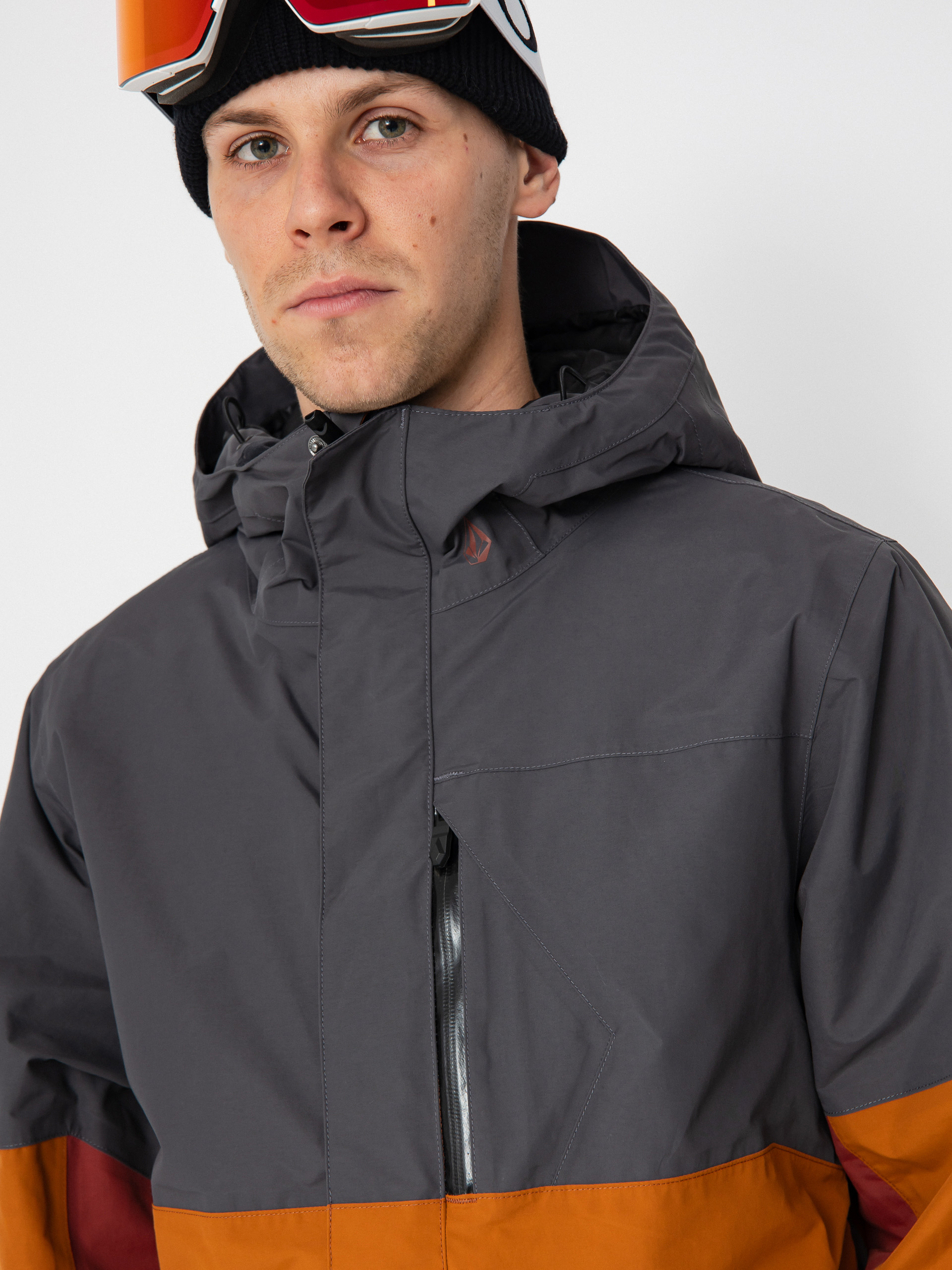 Pánska Snowboardová bunda Volcom L Ins Gore Tex (caramel)