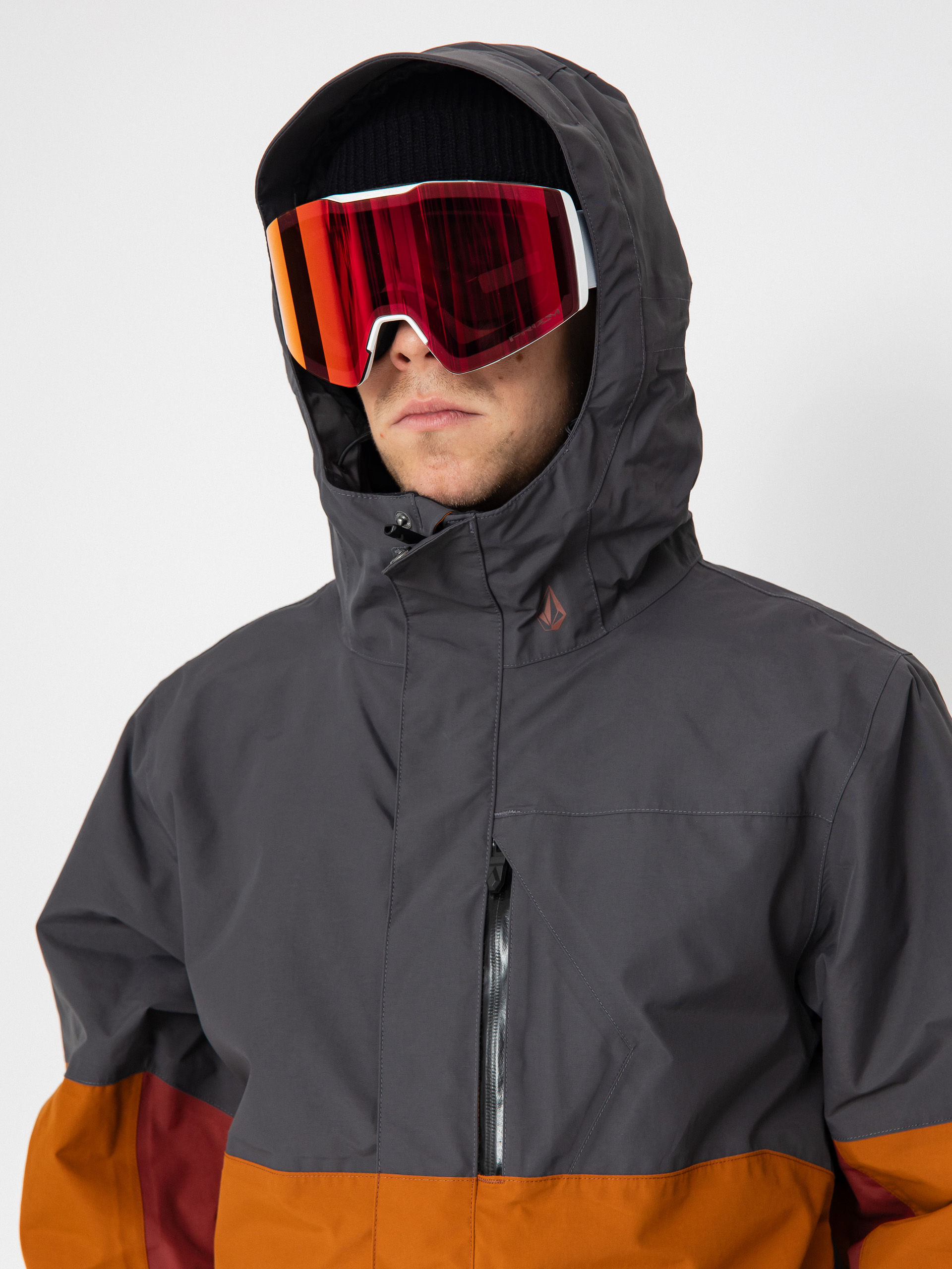 Pánska Snowboardová bunda Volcom L Ins Gore Tex (caramel)