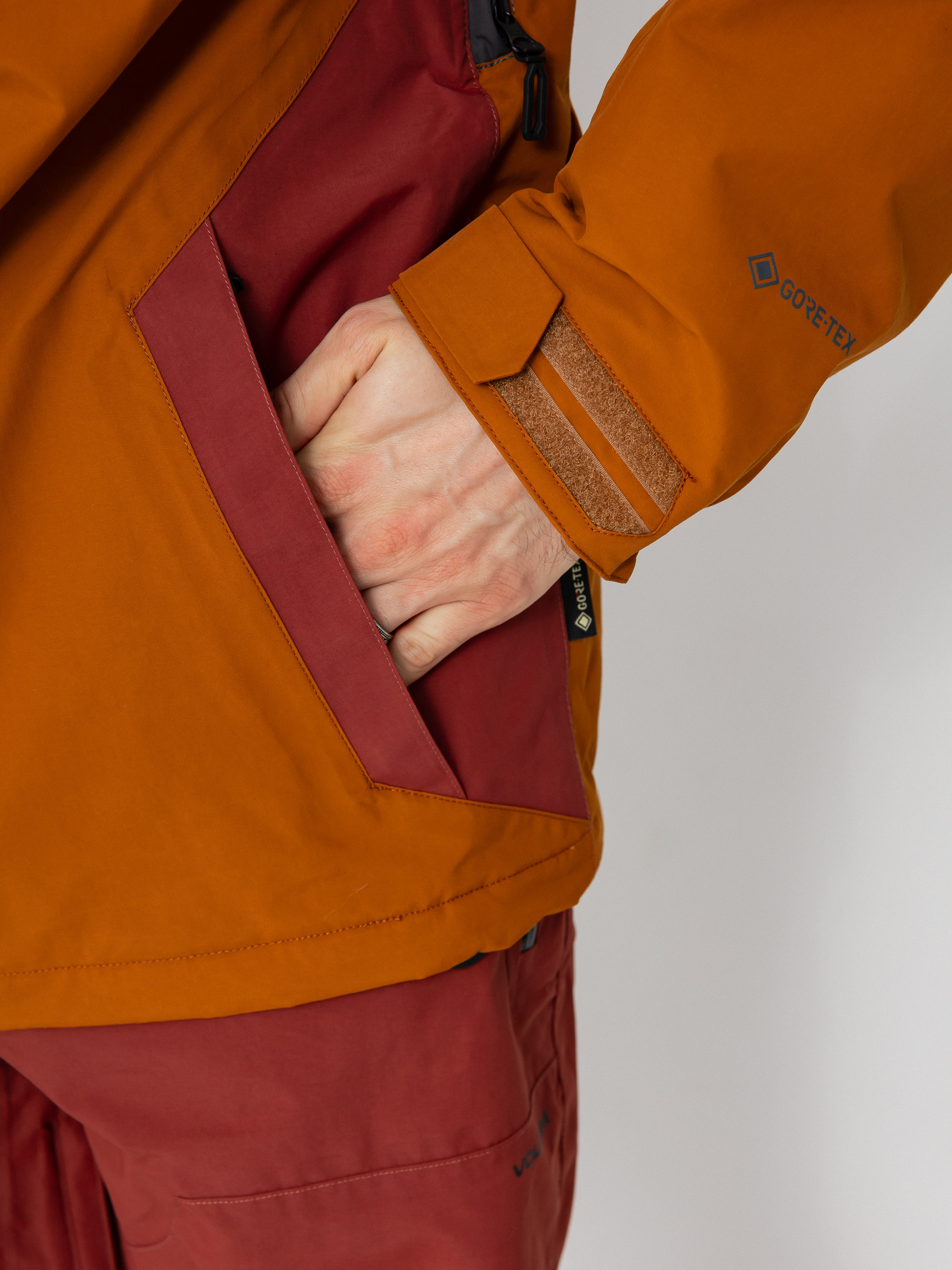Pánska Snowboardová bunda Volcom L Ins Gore Tex (caramel)