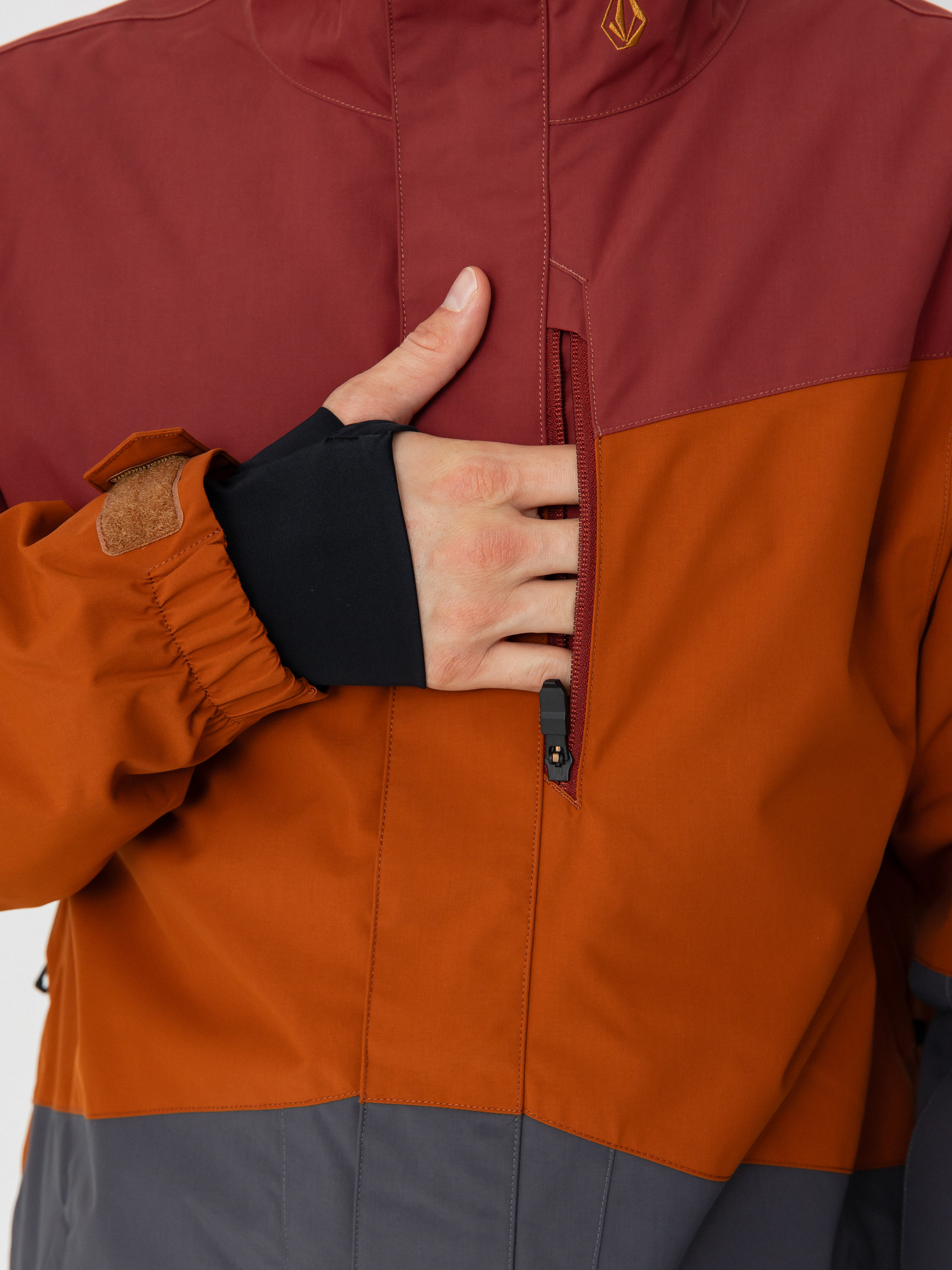 Pánska Snowboardová bunda Volcom Primry Ins (caramel)