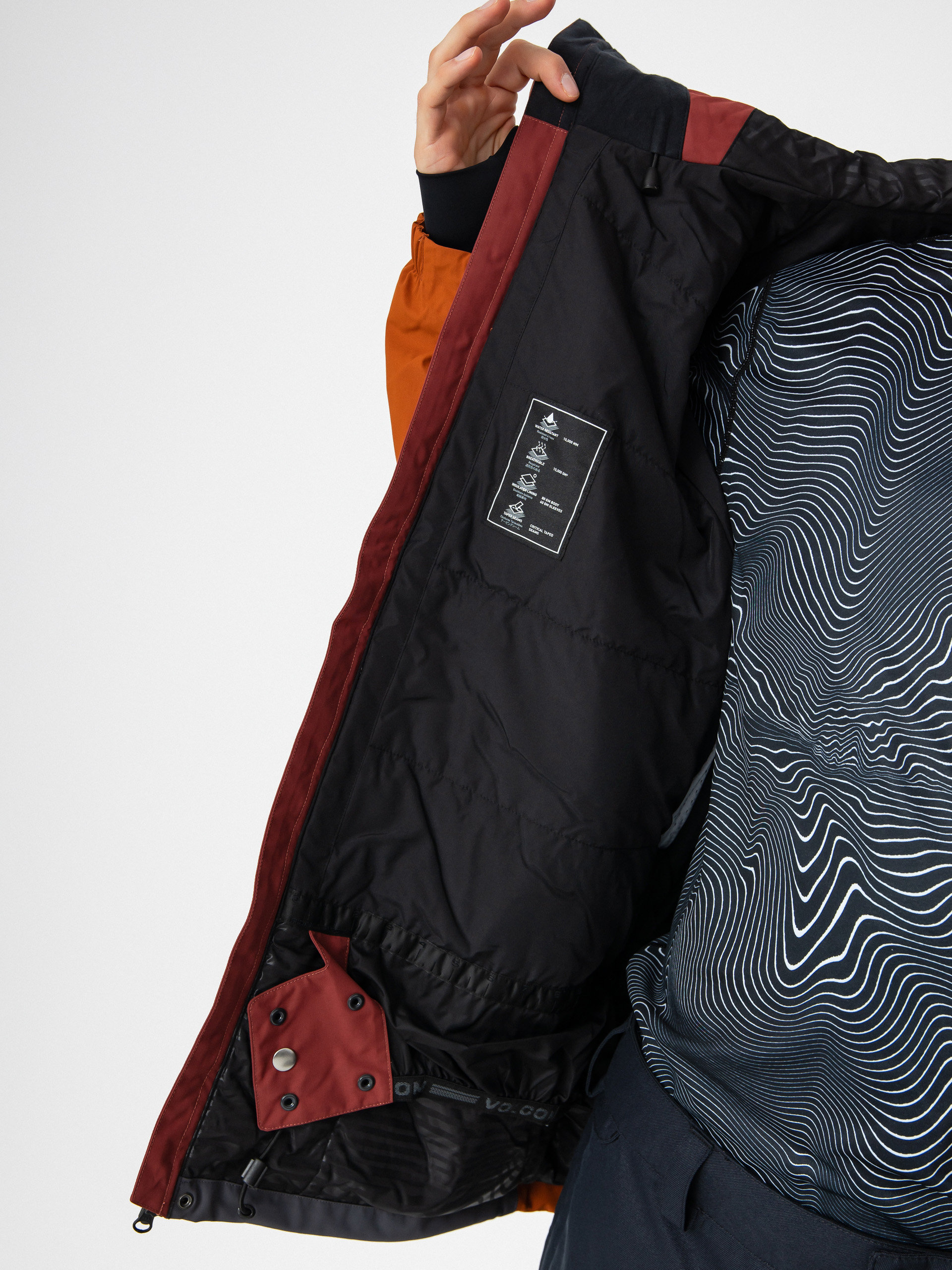 Pánska Snowboardová bunda Volcom Primry Ins (caramel)