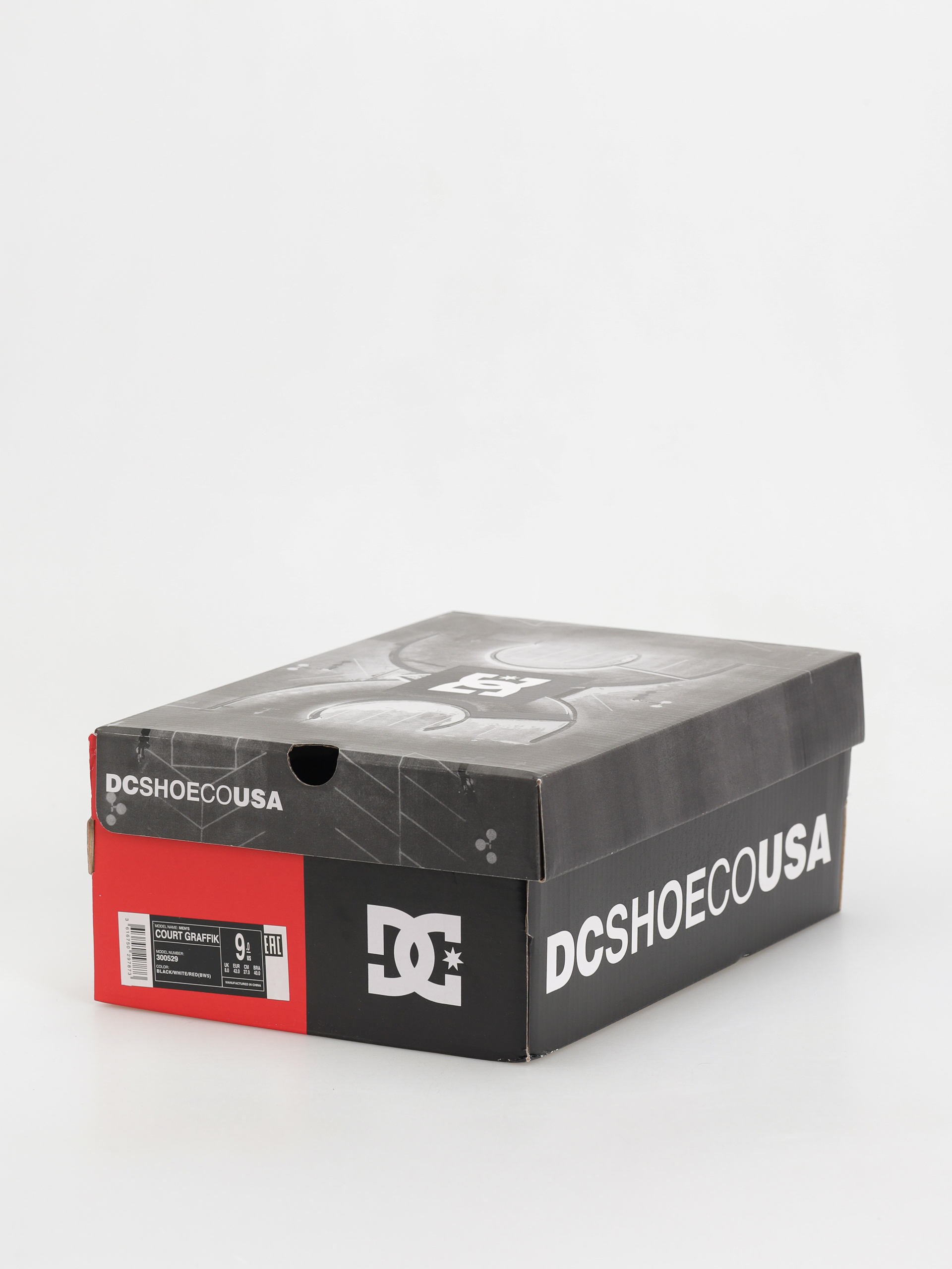 Topánky DC Court Graffik (black/white/red)