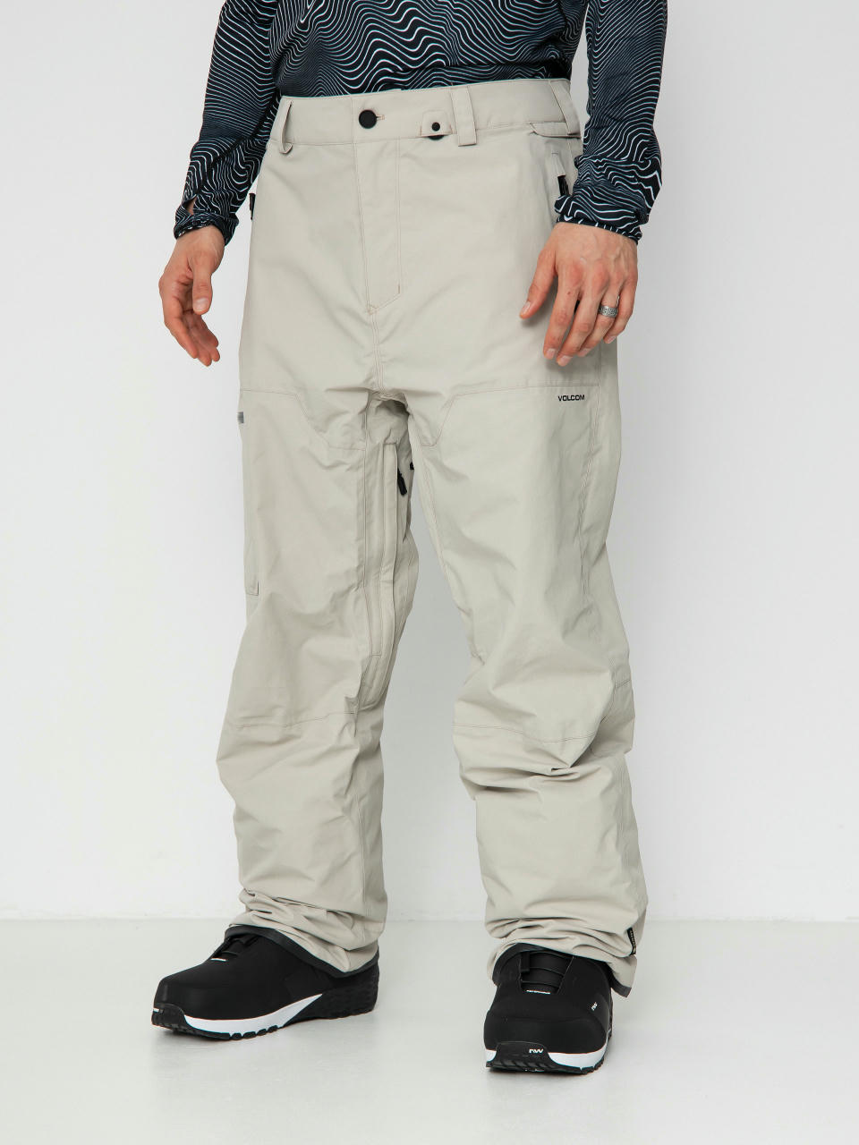 Pánske Snowboardové nohavice Volcom L Gore Tex (stone)