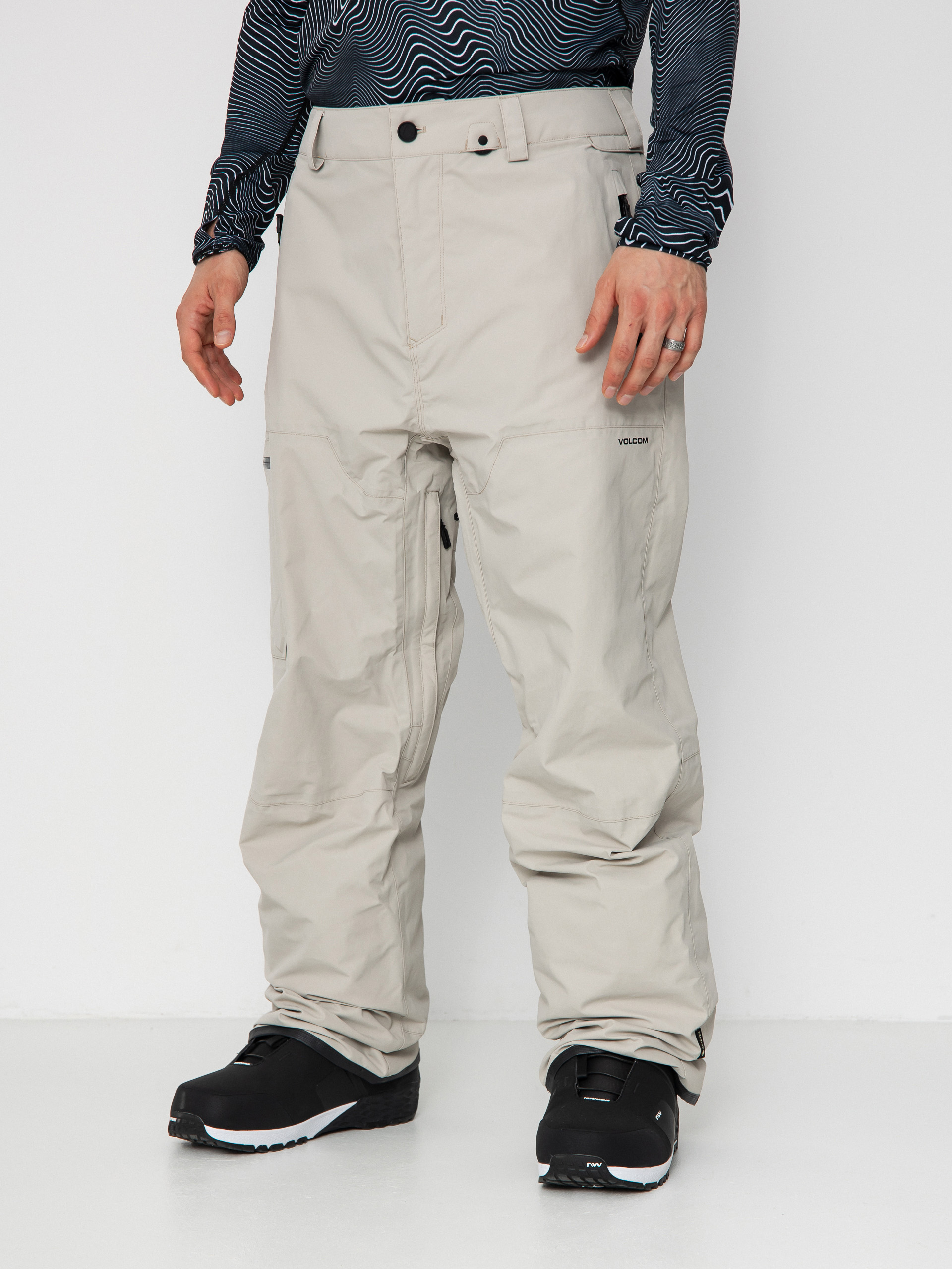 Snowboardové nohavice Volcom L Gore Tex (stone)