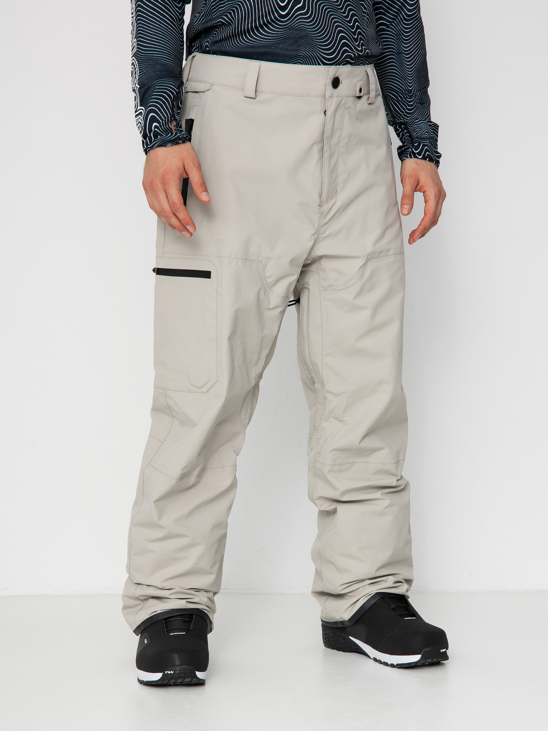 Pánske Snowboardové nohavice Volcom L Gore Tex (stone)