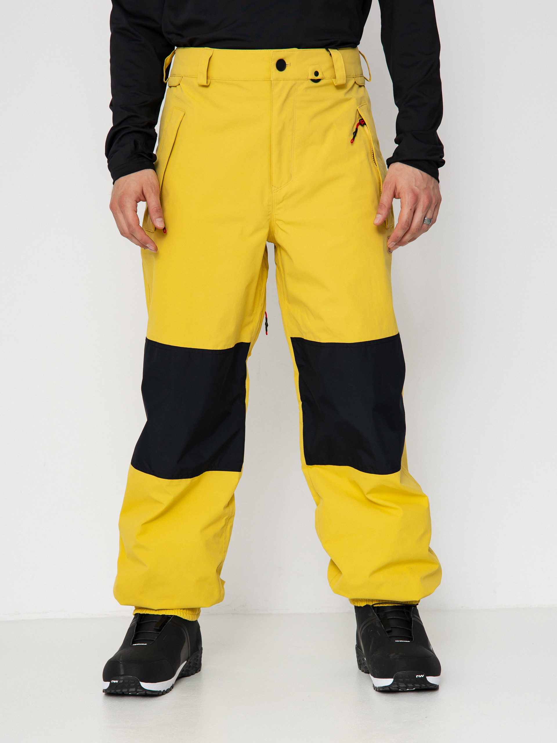 Snowboardovu00e9 nohavice Volcom Longo Gore Tex (dark yellow)