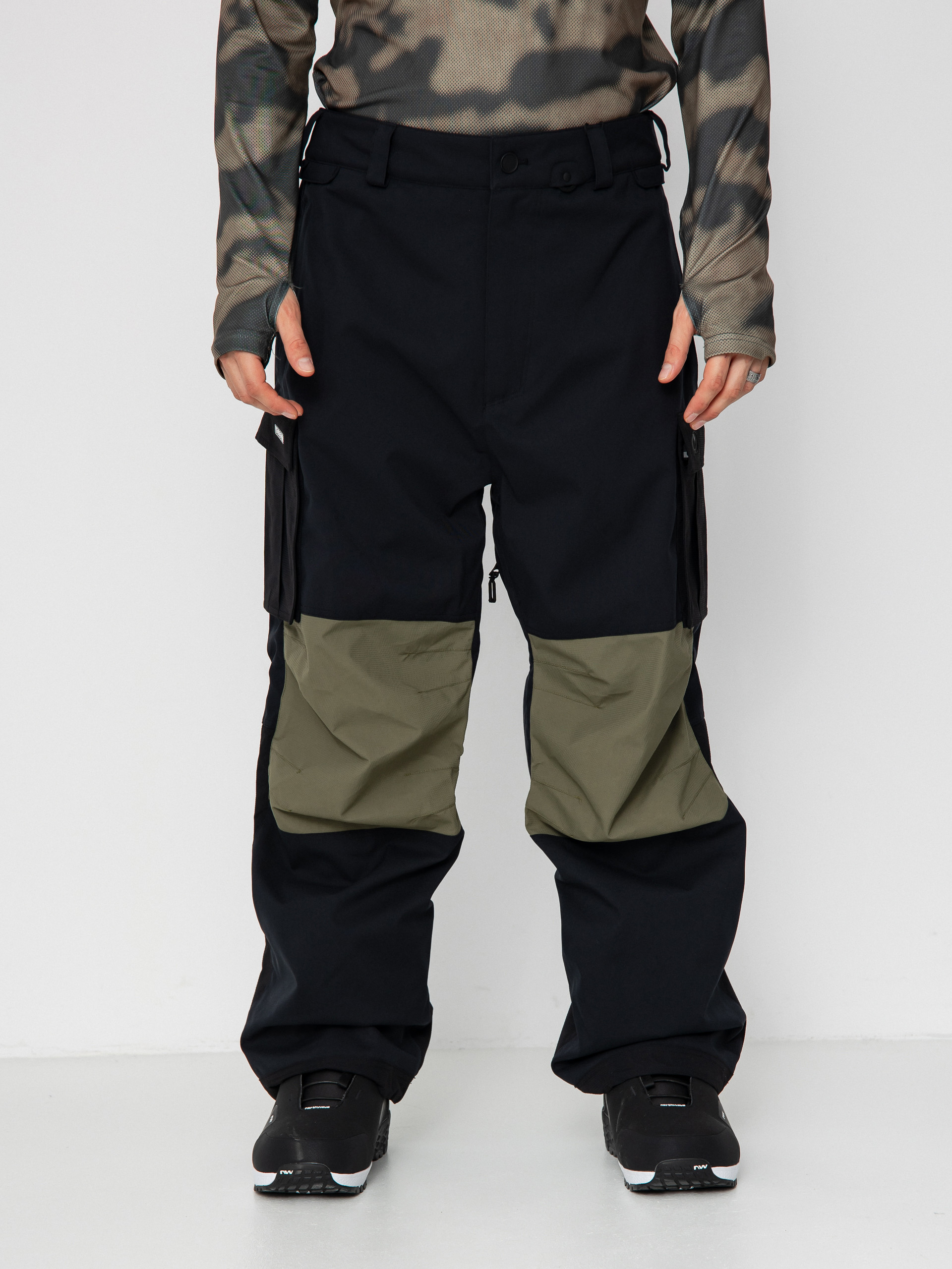 Snowboardové nohavice Volcom Nwrk Baggy (black)