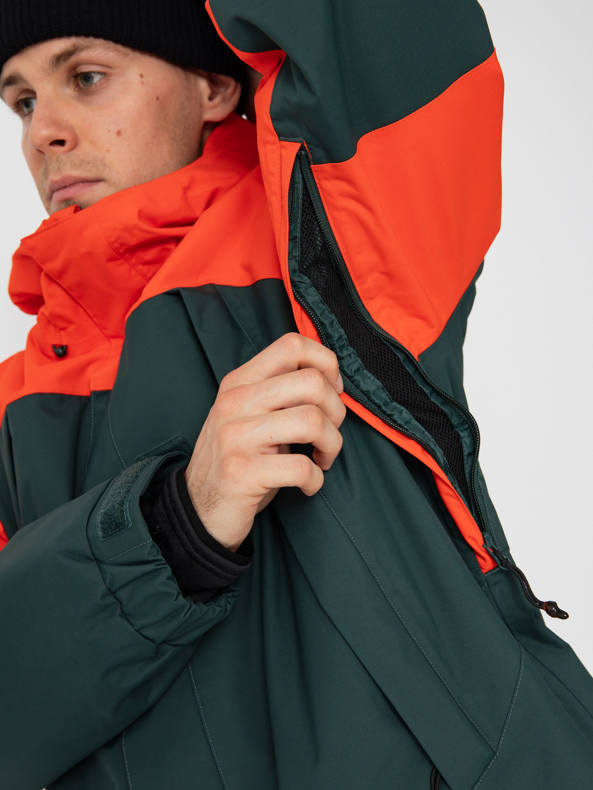 Pánska Snowboardová bunda Vans Mte Hellbound (fiesta/green gables)