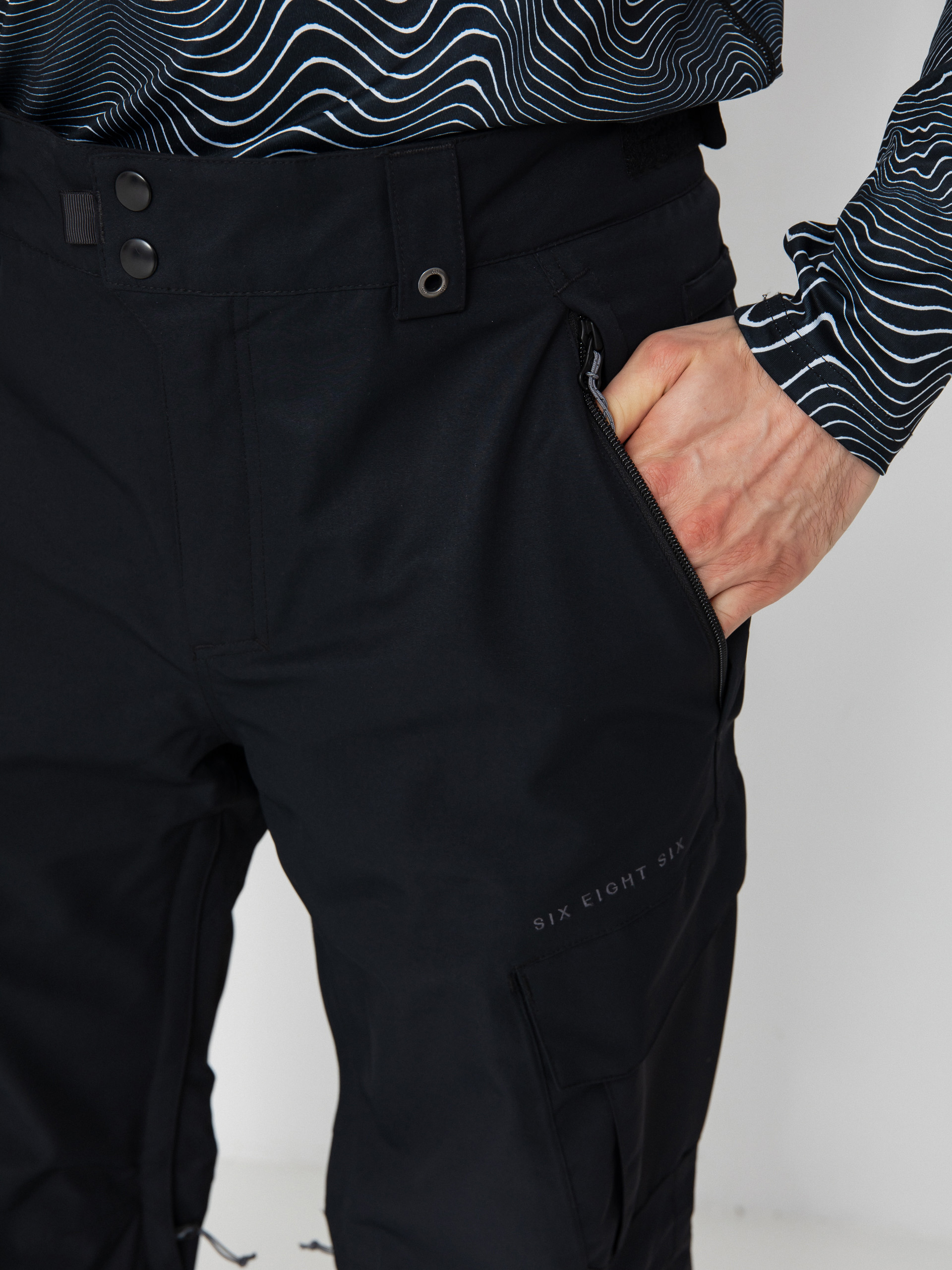 Pánske Snowboardové nohavice 686 Smarty 3 In 1 Cargo (black)