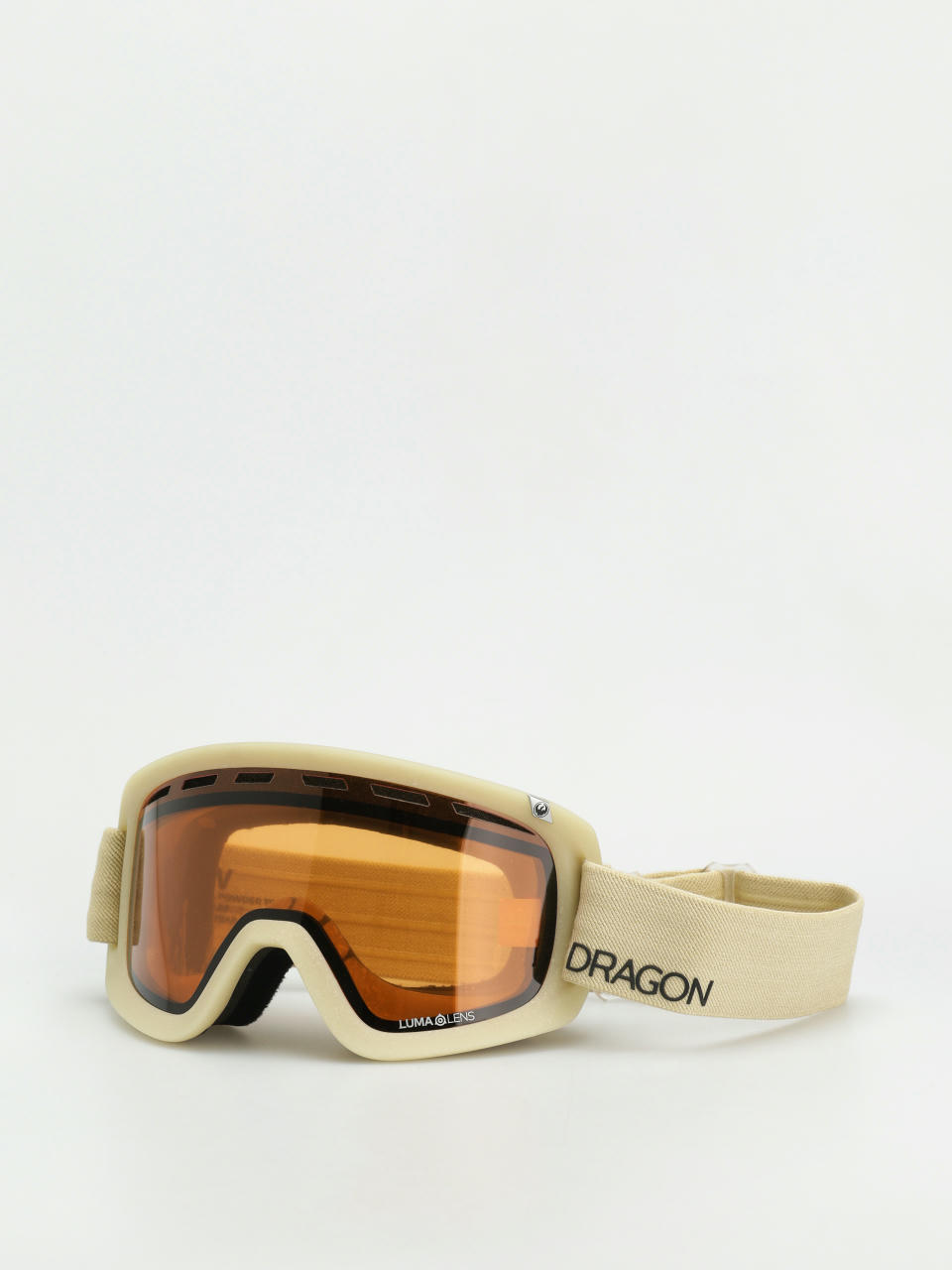 Snowboardové okuliare Dragon D1 OTG (raw/lumalens amber+lumalens midnight)