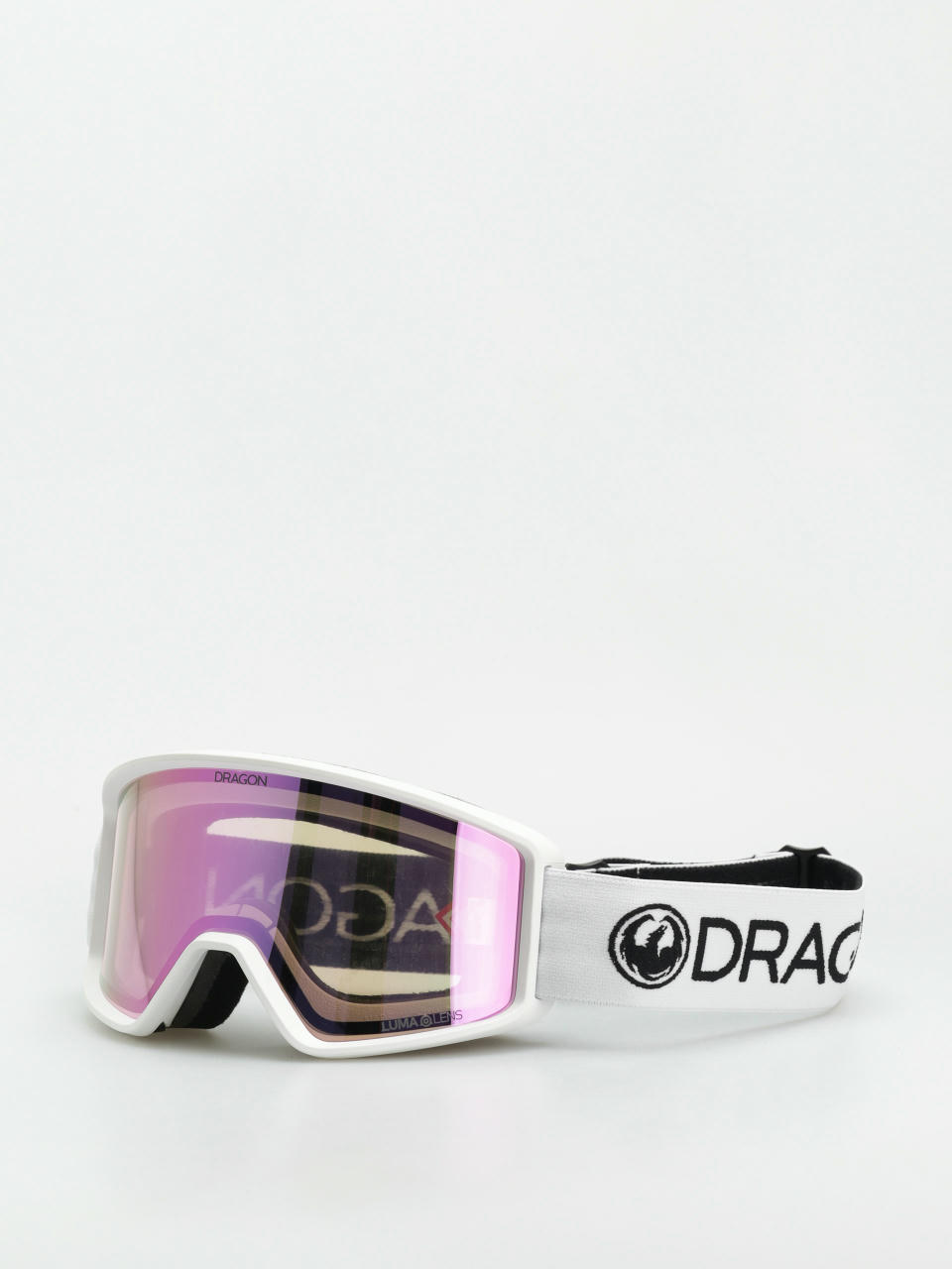 Snowboardové okuliare Dragon DXT OTG (white/lumalens pink ion)