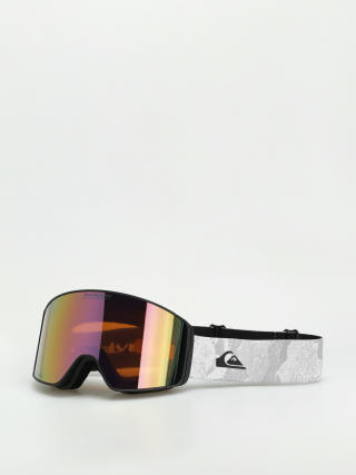 Snowboardové okuliare Quiksilver Storm MG (white camo/clux lpur)