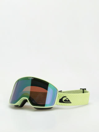 Snowboardové okuliare Quiksilver Storm (black celery/green m)