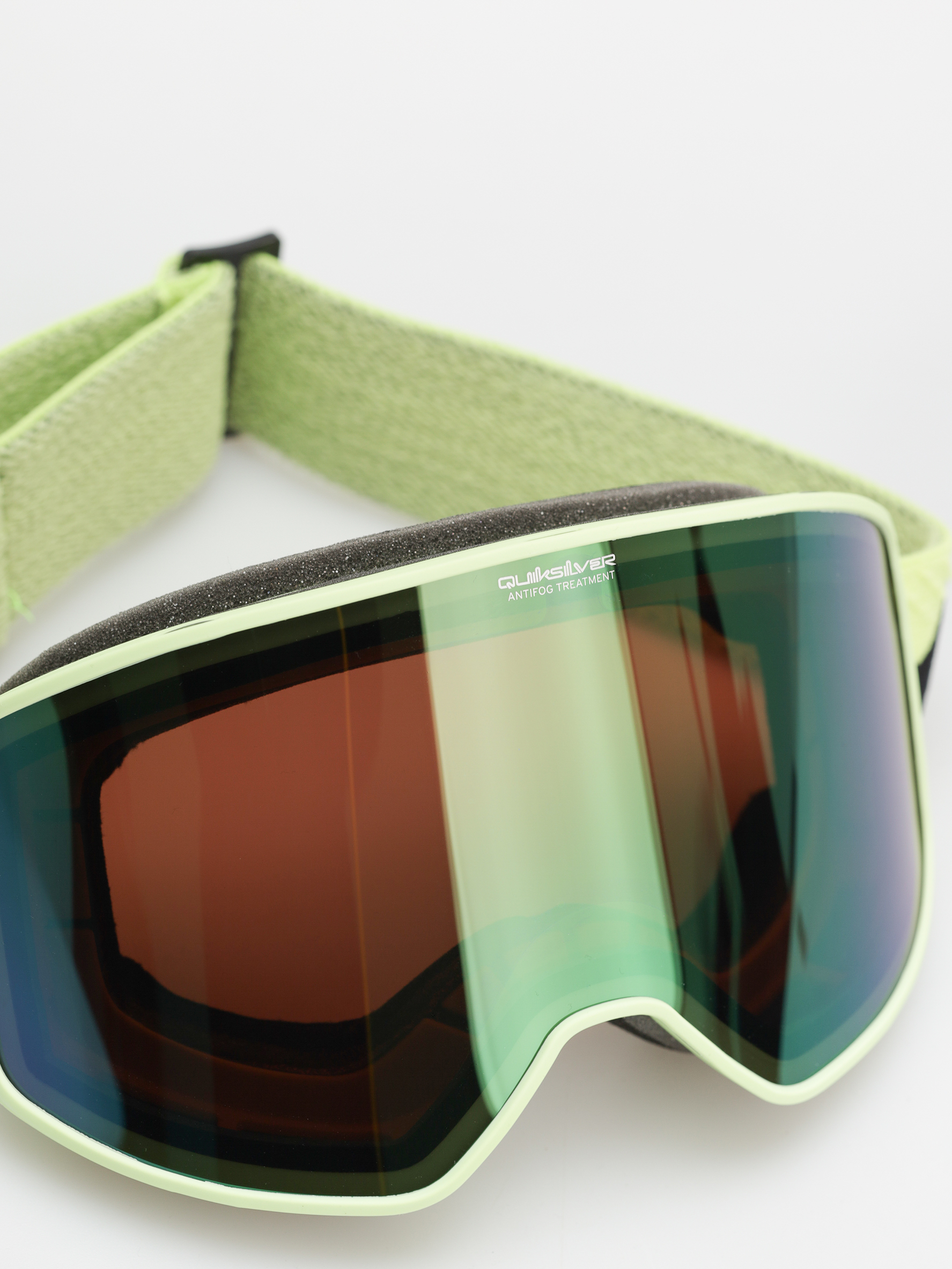 Snowboardové okuliare Quiksilver Storm (black celery/green m)