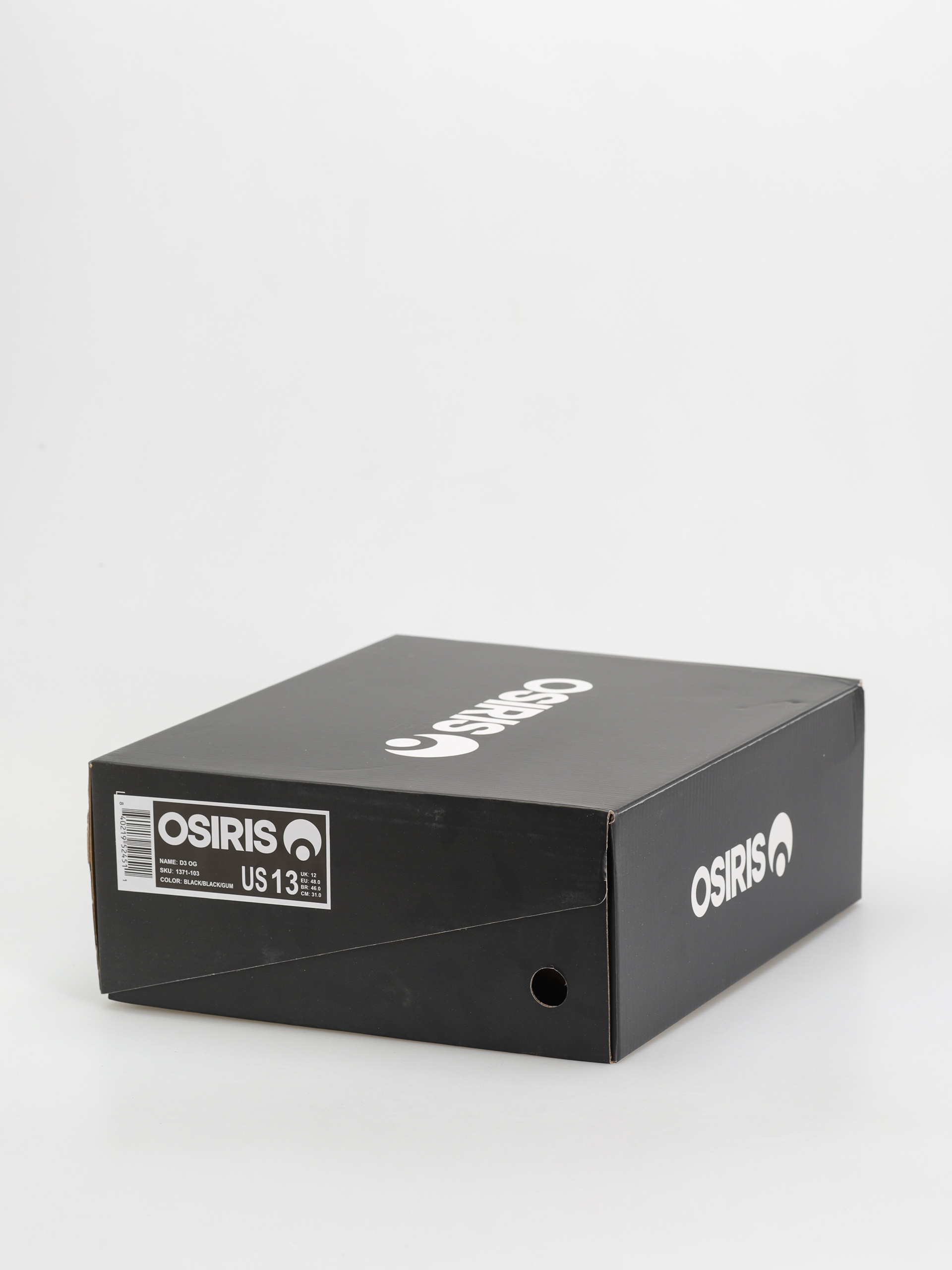 Topánky Osiris D3 OG (black/black/gum)