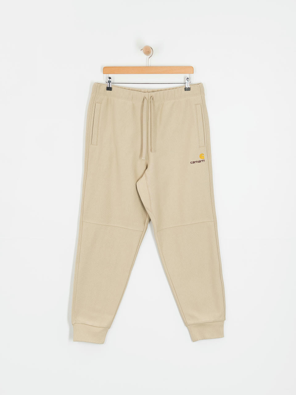 Nohavice Carhartt WIP American Script Jogging (fleur de sel)