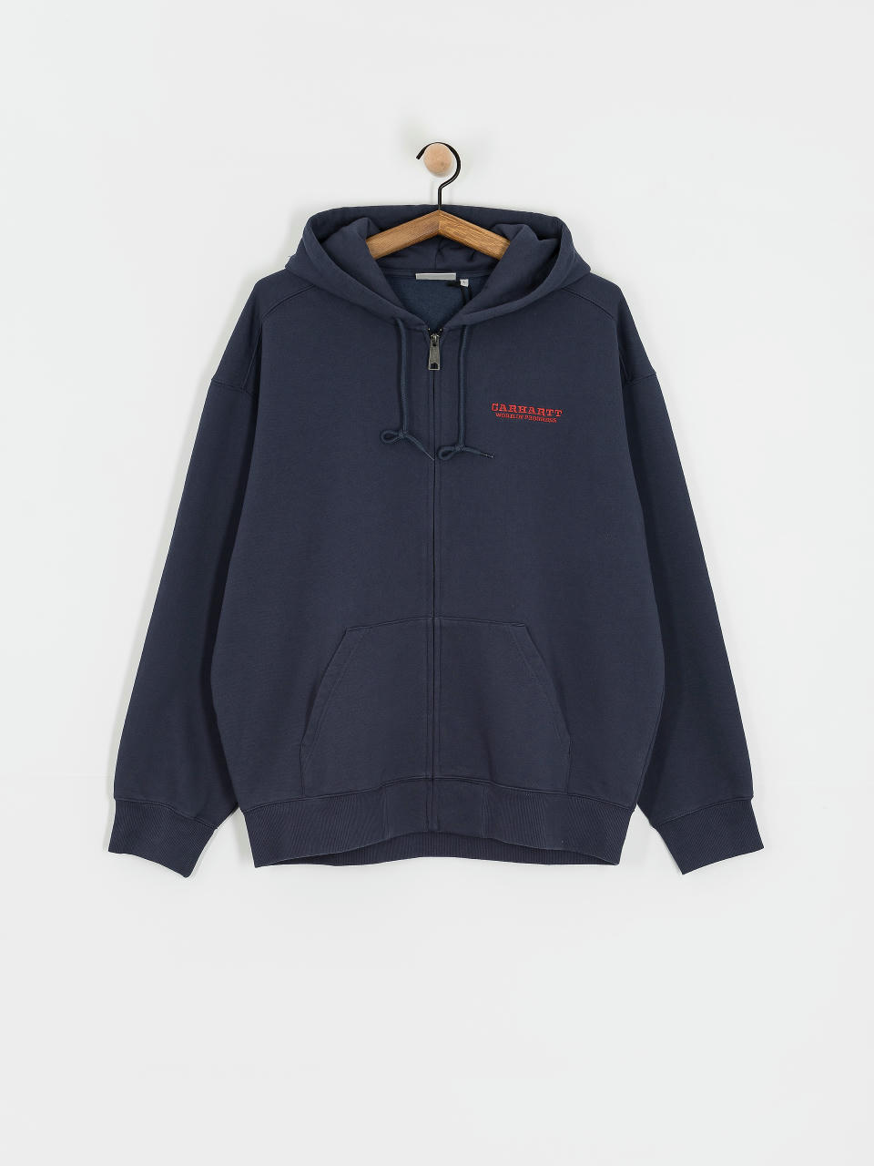 Mikina s kapucňou Carhartt WIP Runaway ZHD (blue/vermillion)