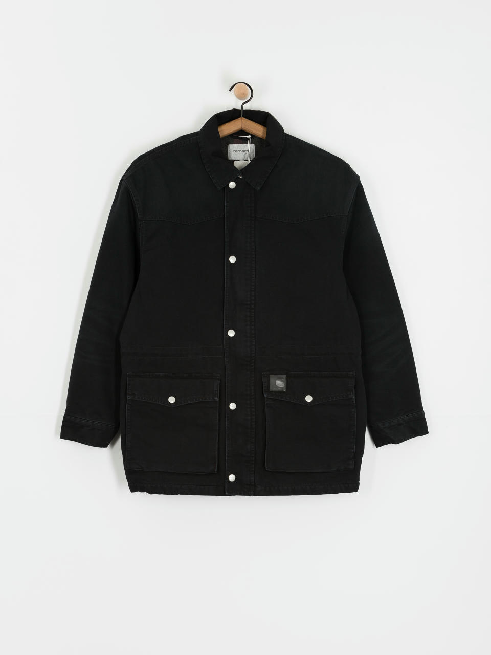 Bunda Carhartt WIP OG Santa Fe Coat (black/black)