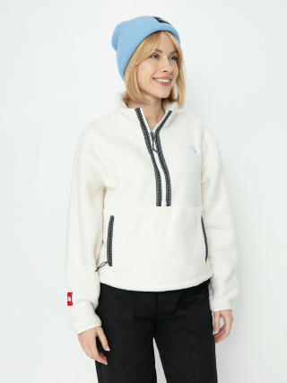 Flísová mikina The North Face Tnf Fleeski 1/4 Zip Wmn (white dune)