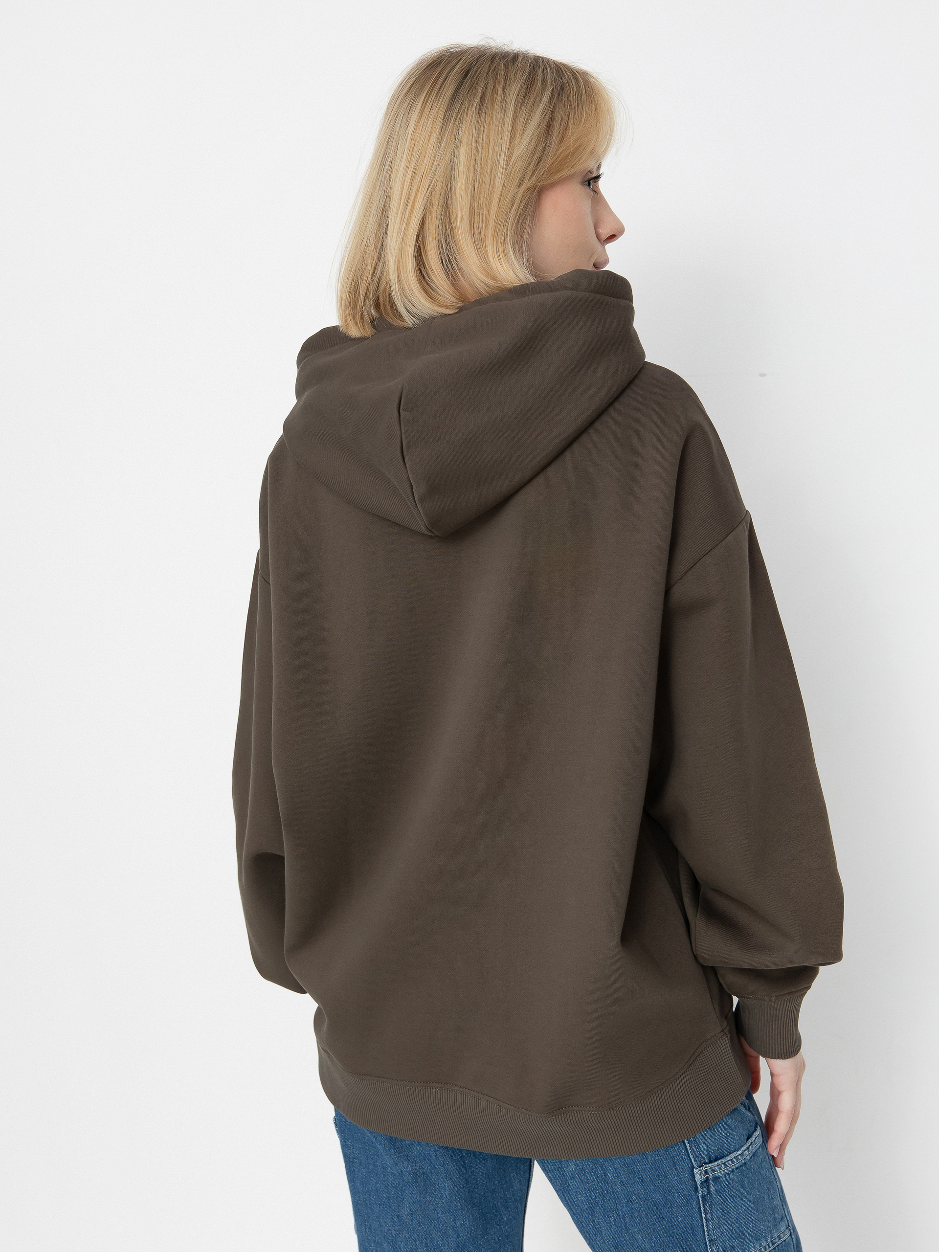 Mikina s kapucňou Vans Harmonious Os HD Wmn (turkish coffee)