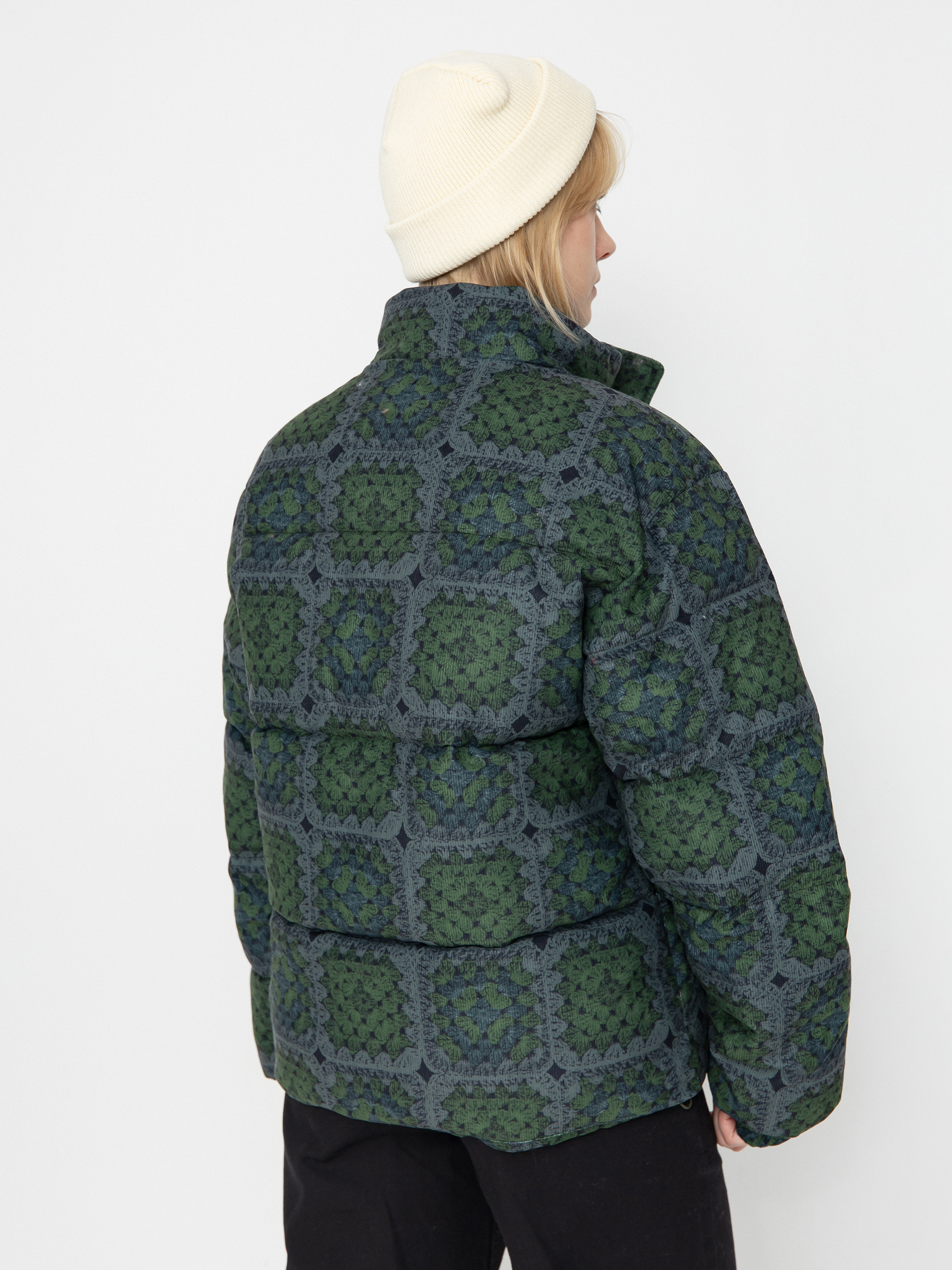 Bunda OBEY Tappi Puffer Wmn (olive multi)