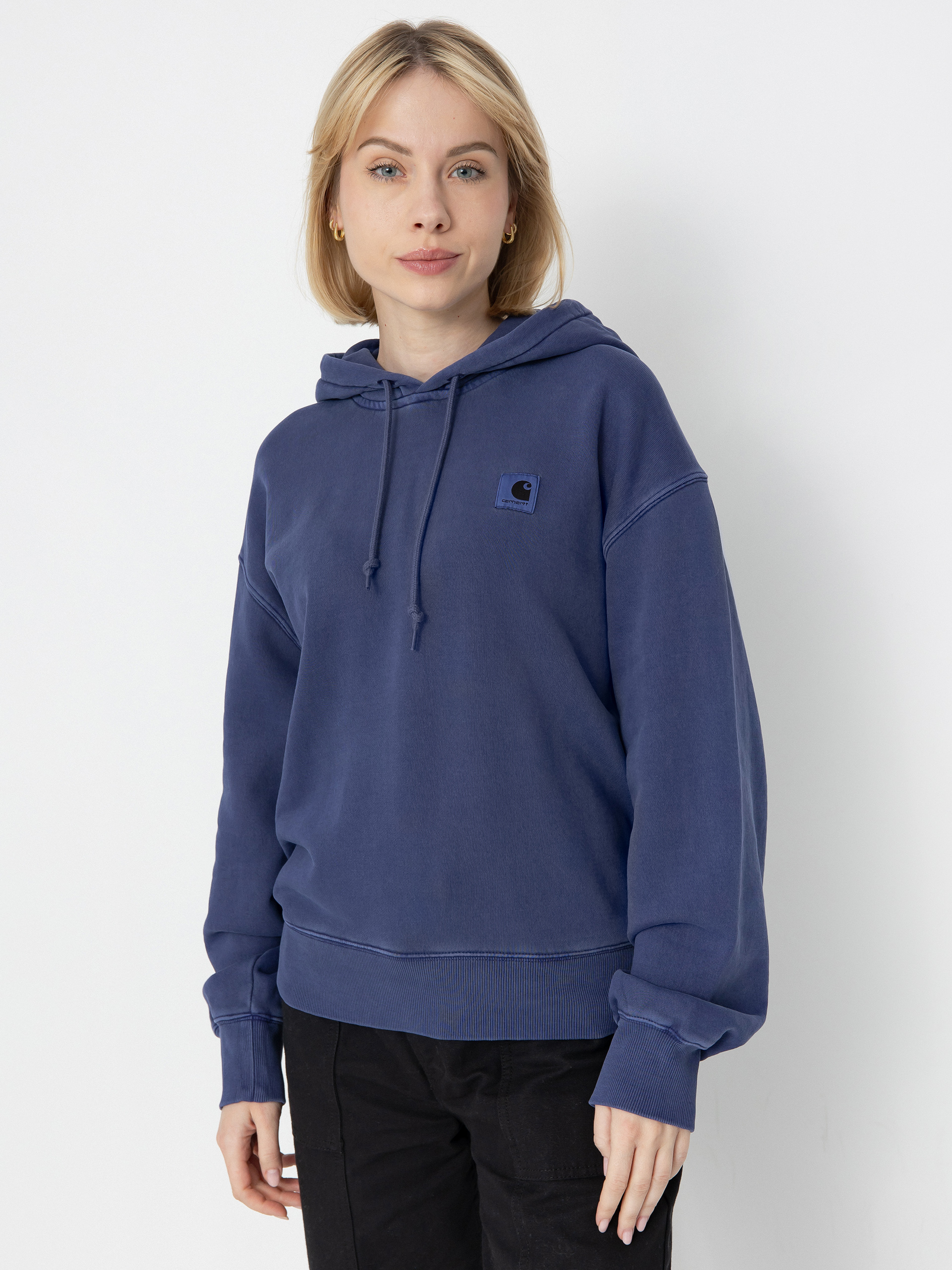 Mikina s kapucu0148ou Carhartt WIP Nelson HD Wmn (aura)