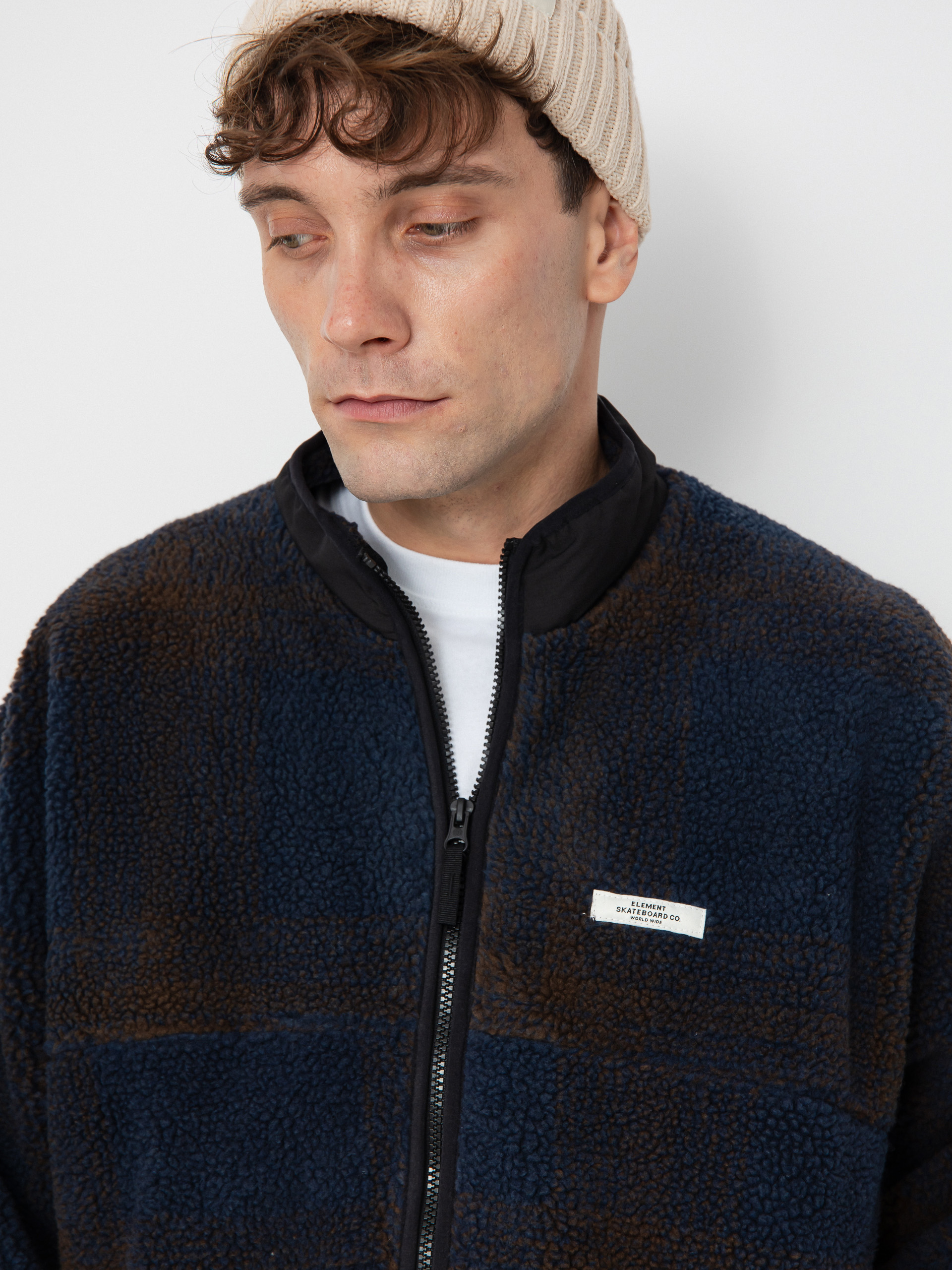 Bunda Element Classic Sherpa (eclipse navy/java plaid)