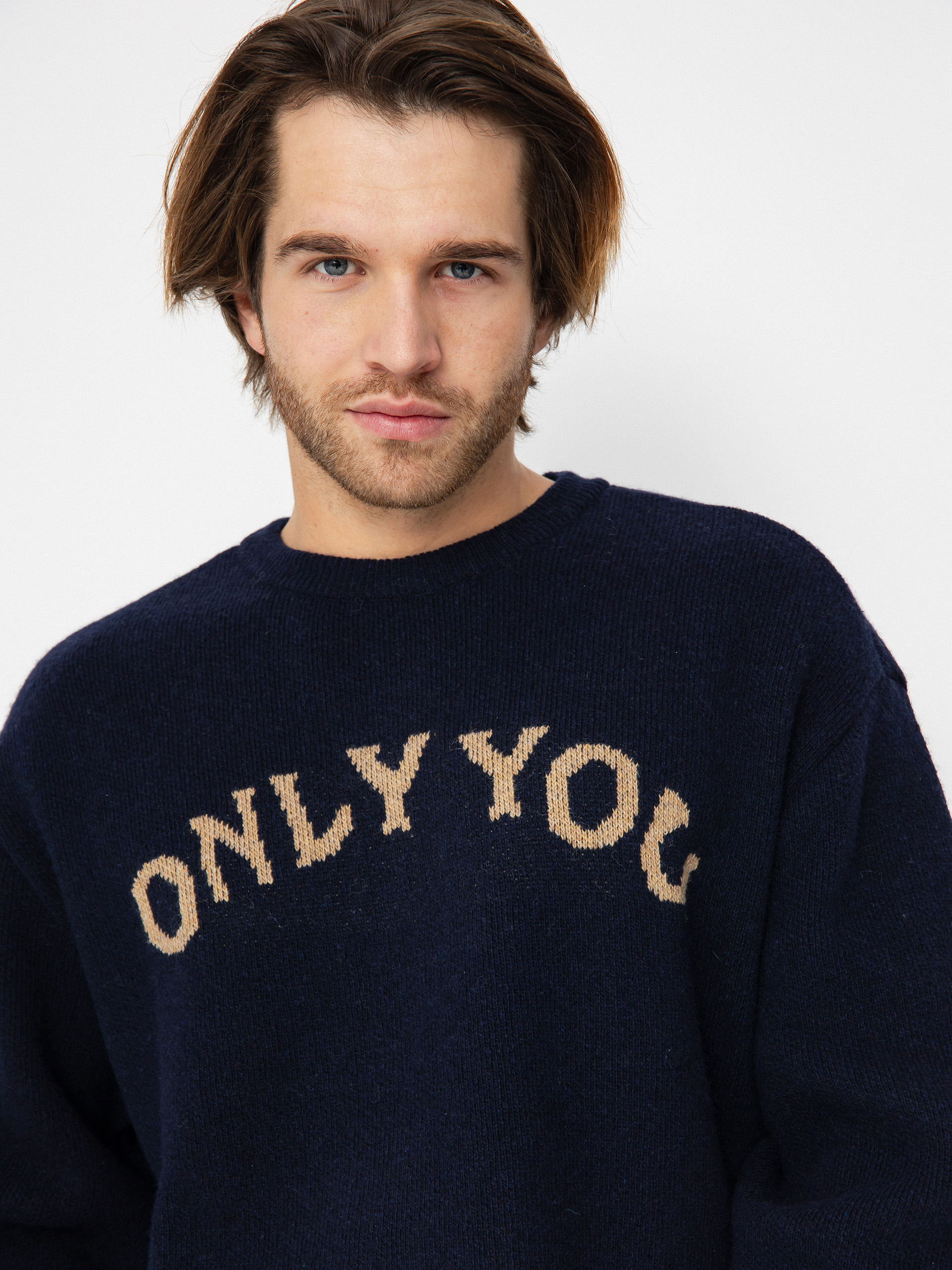 Sveter Element Sbxe Oy Jacquard (eclipse navy)