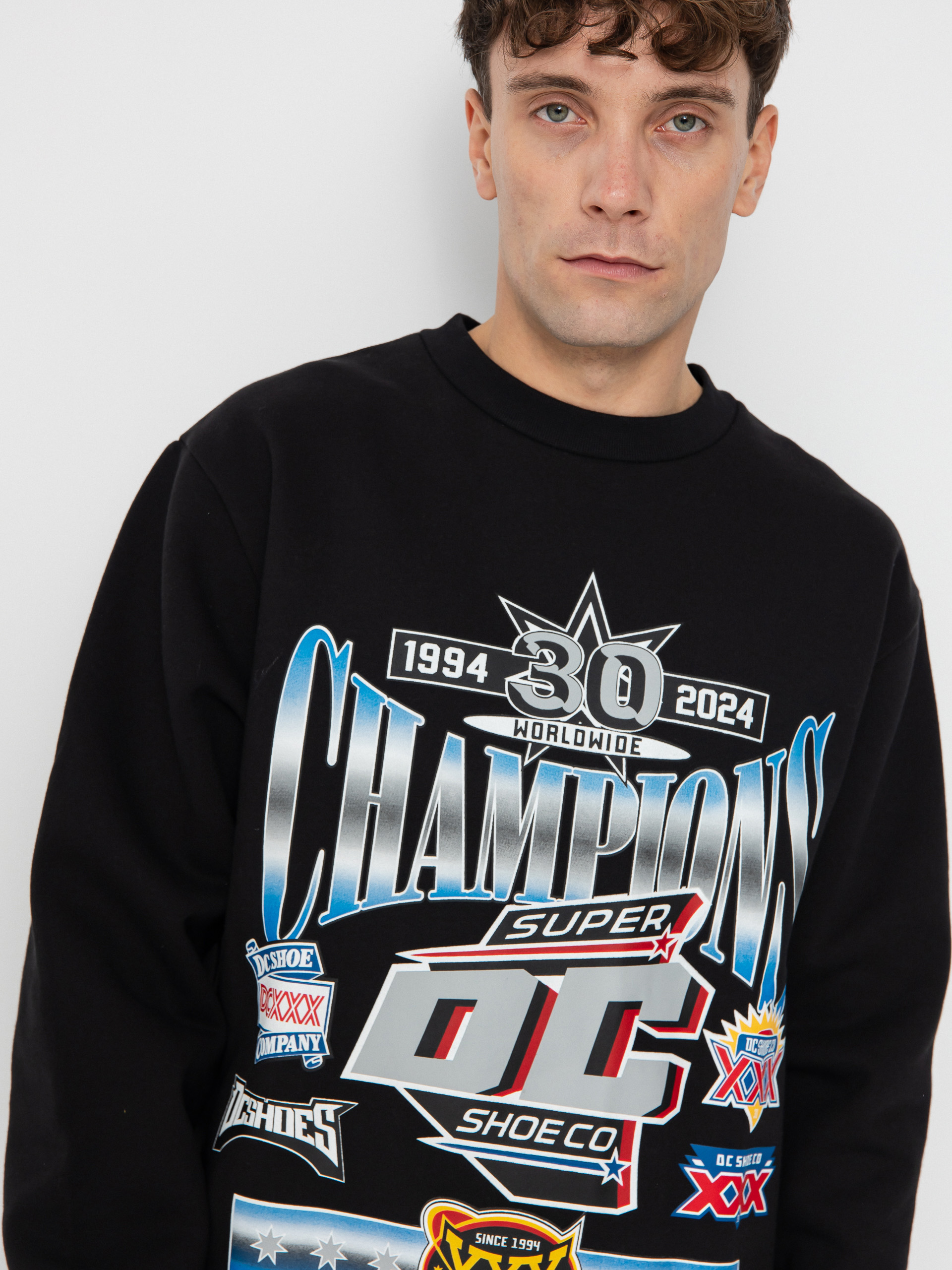 Mikina DC Old Champs Crew (black)