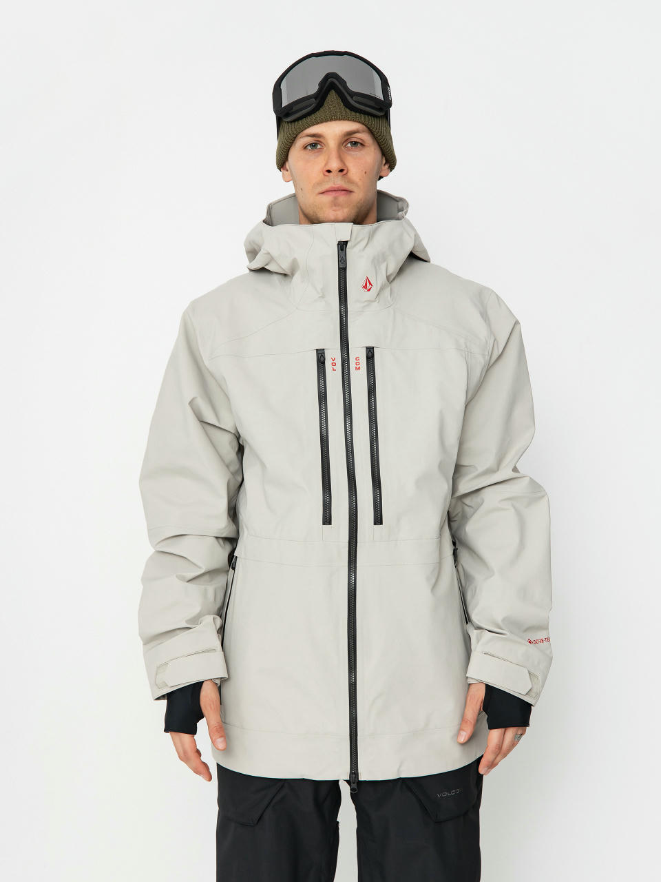 Snowboardová bunda Volcom Guide Gore Tex (stone)