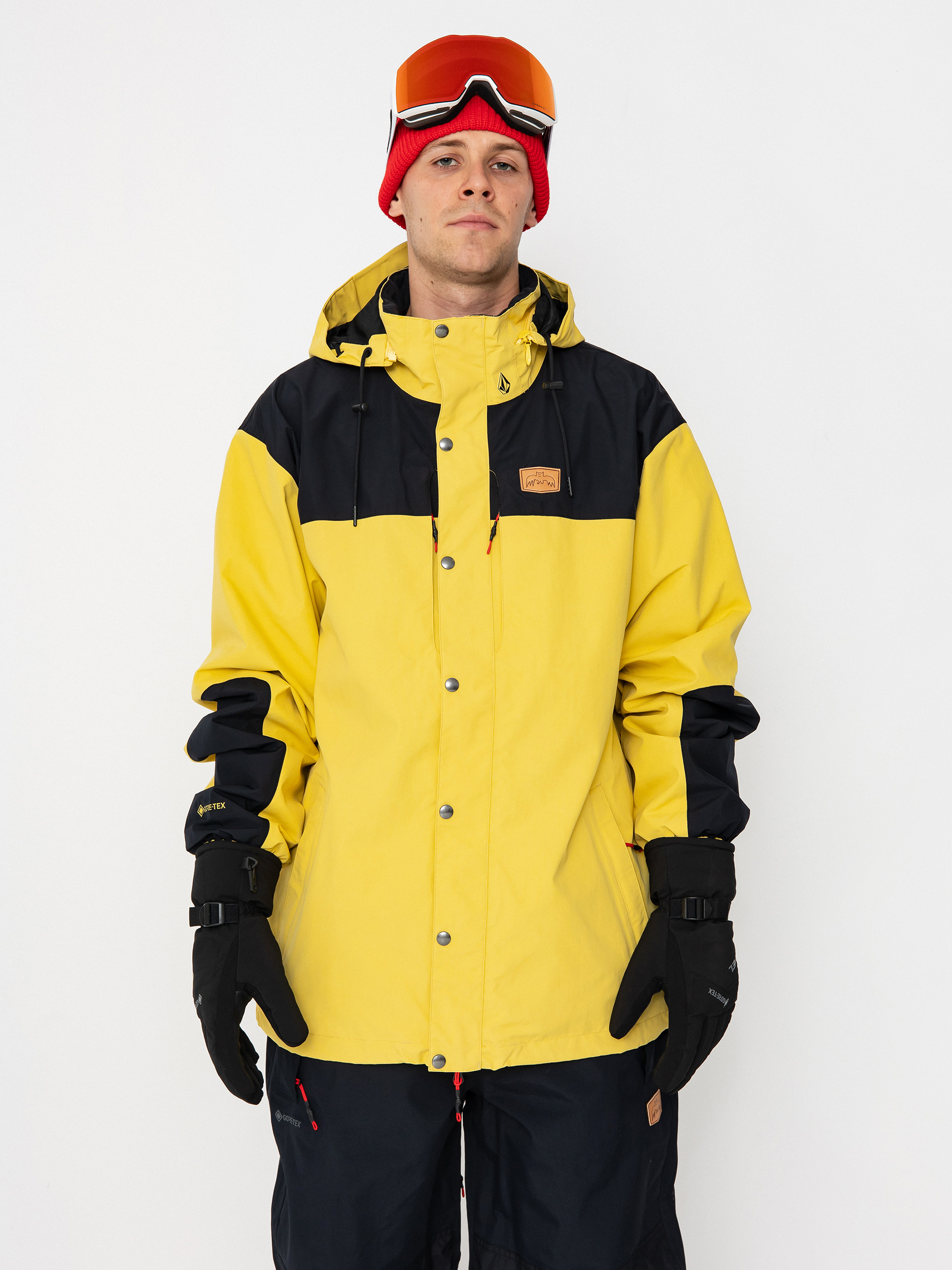 Snowboardová bunda Volcom Longo Gore Tex (dark yellow)