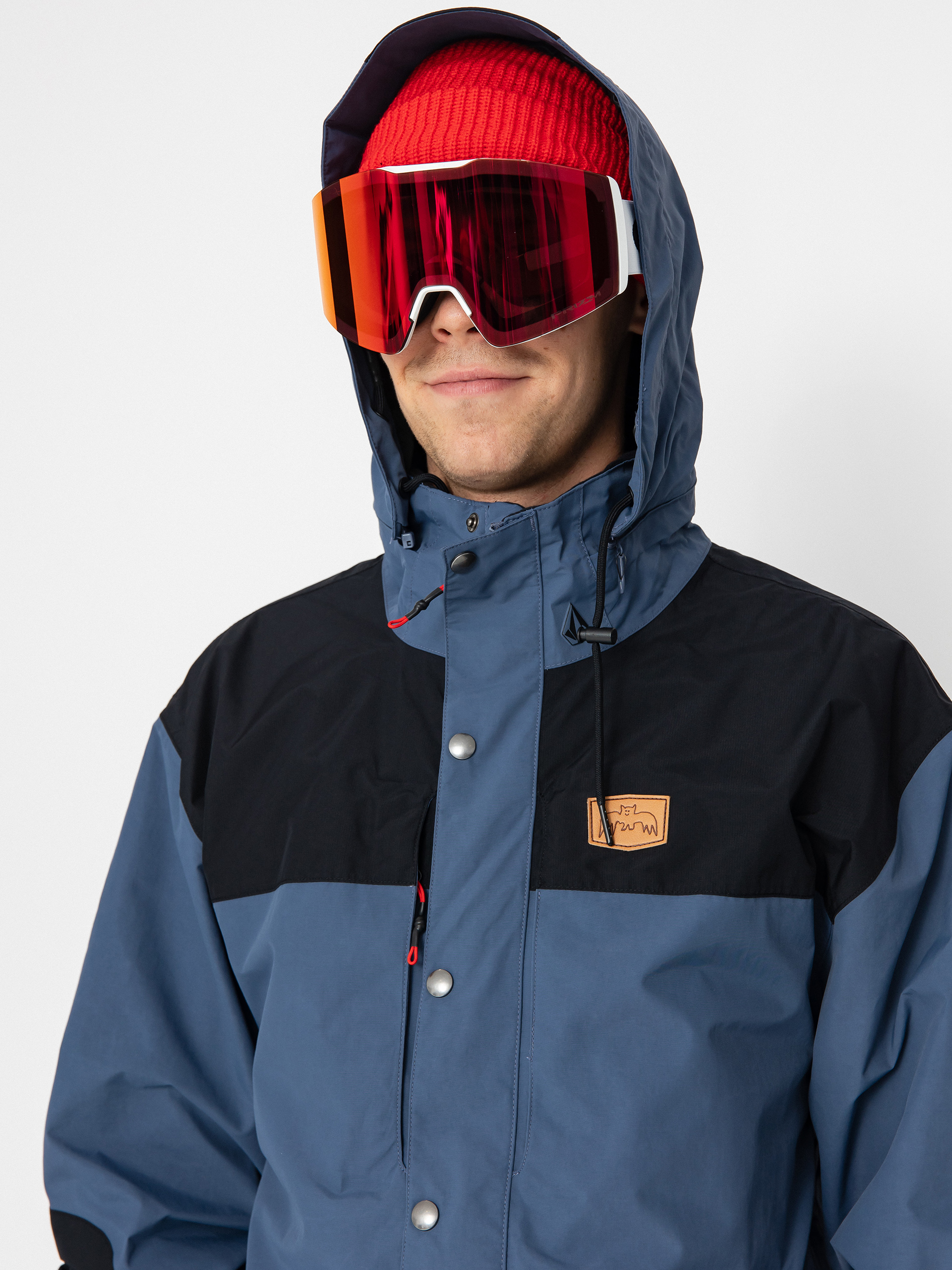 Pánska Snowboardová bunda Volcom Longo Gore Tex (indigo)