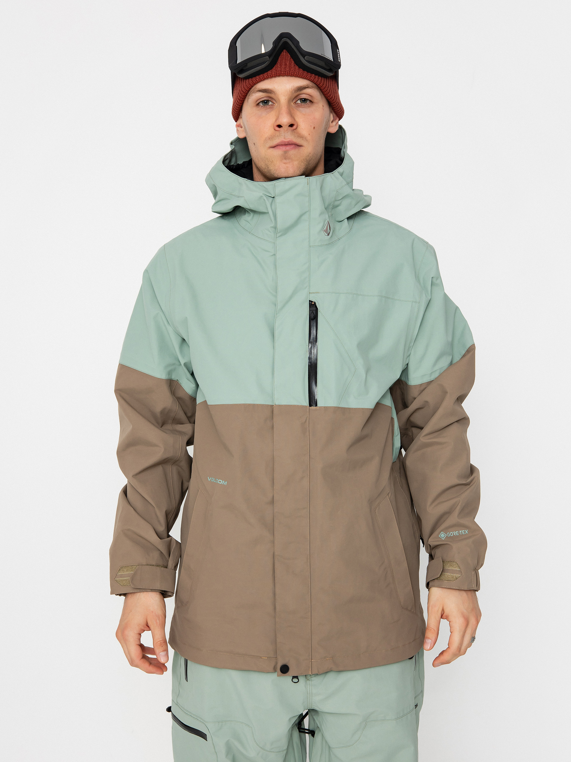 Snowboardová bunda Volcom L Gore Tex (agave)