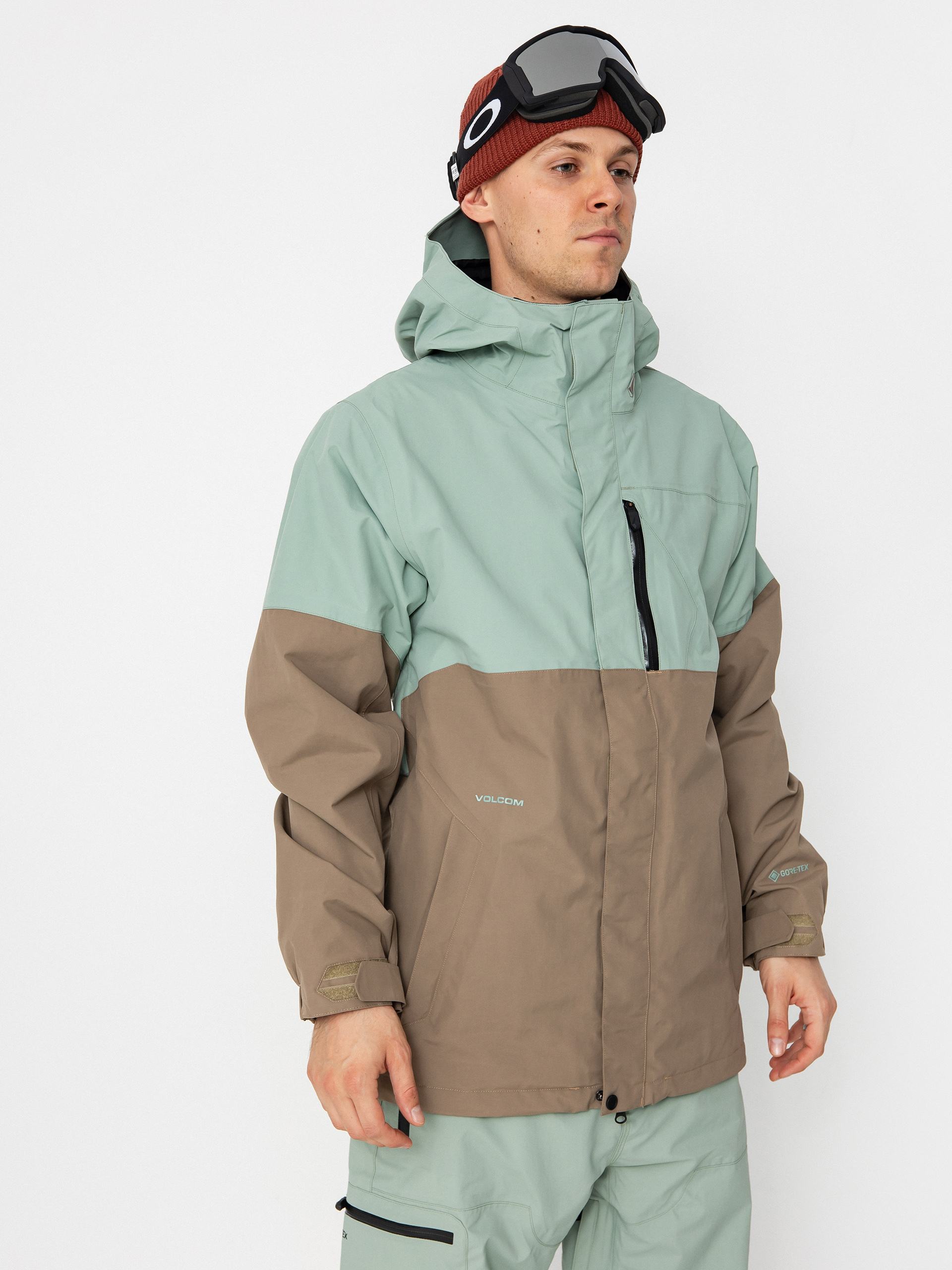Pánska Snowboardová bunda Volcom L Gore Tex (agave)
