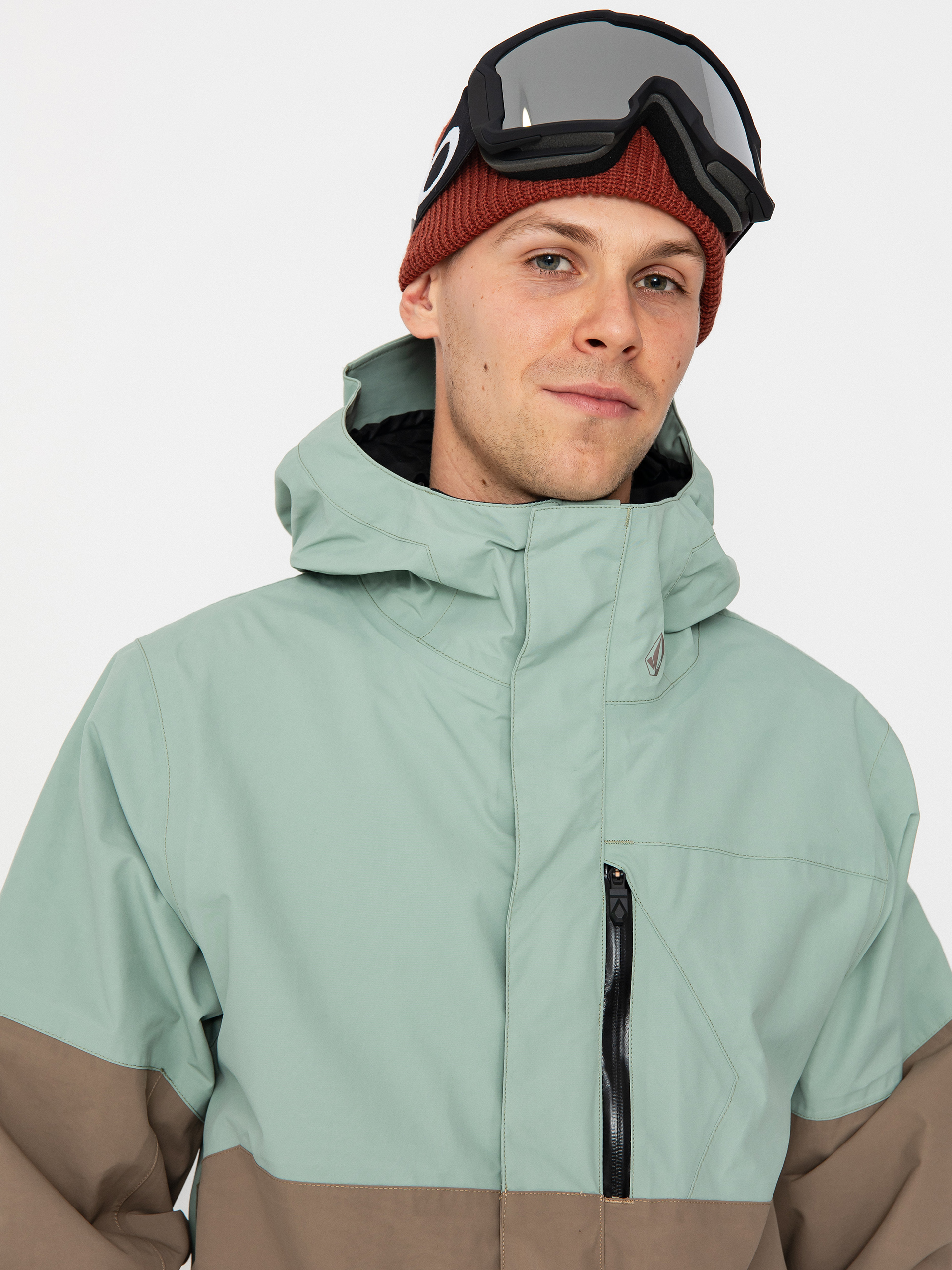 Pánska Snowboardová bunda Volcom L Gore Tex (agave)