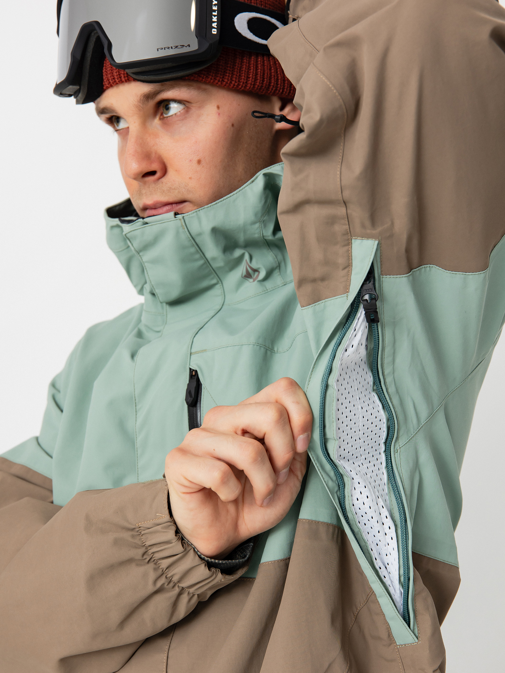 Pánska Snowboardová bunda Volcom L Gore Tex (agave)