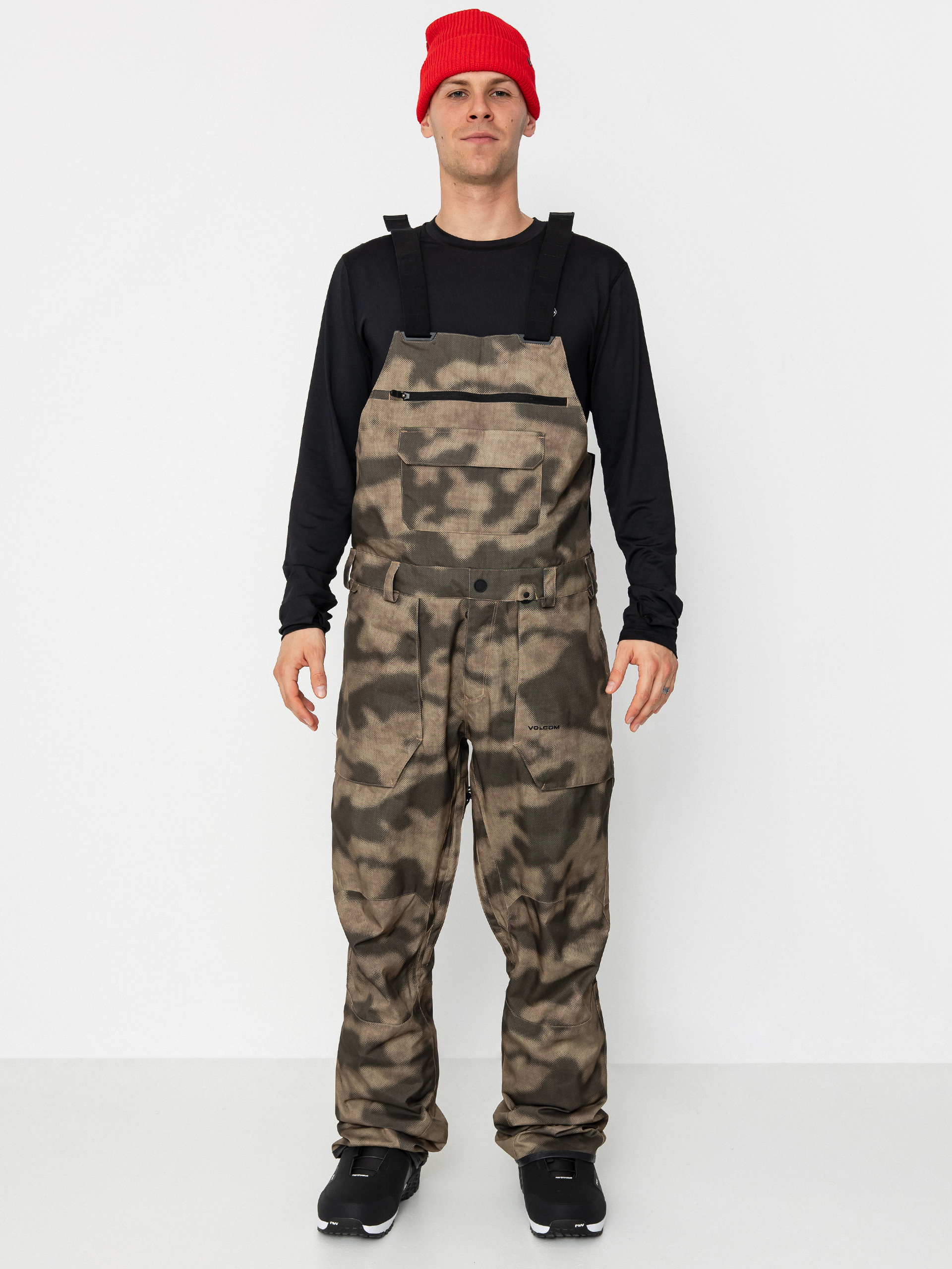 Snowboardové nohavice Volcom Roan Bib Overall (camouflage)