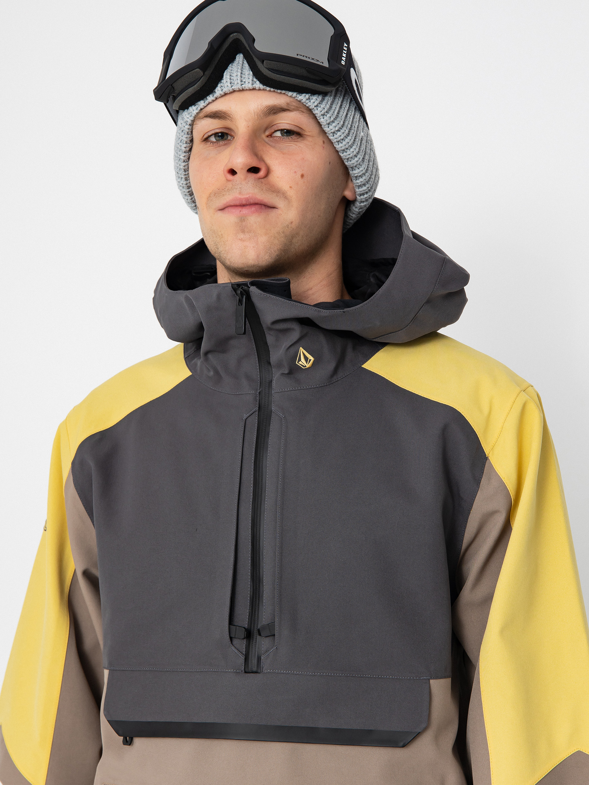 Pánska Snowboardová bunda Volcom Brighton Pullover (chestnut brown)